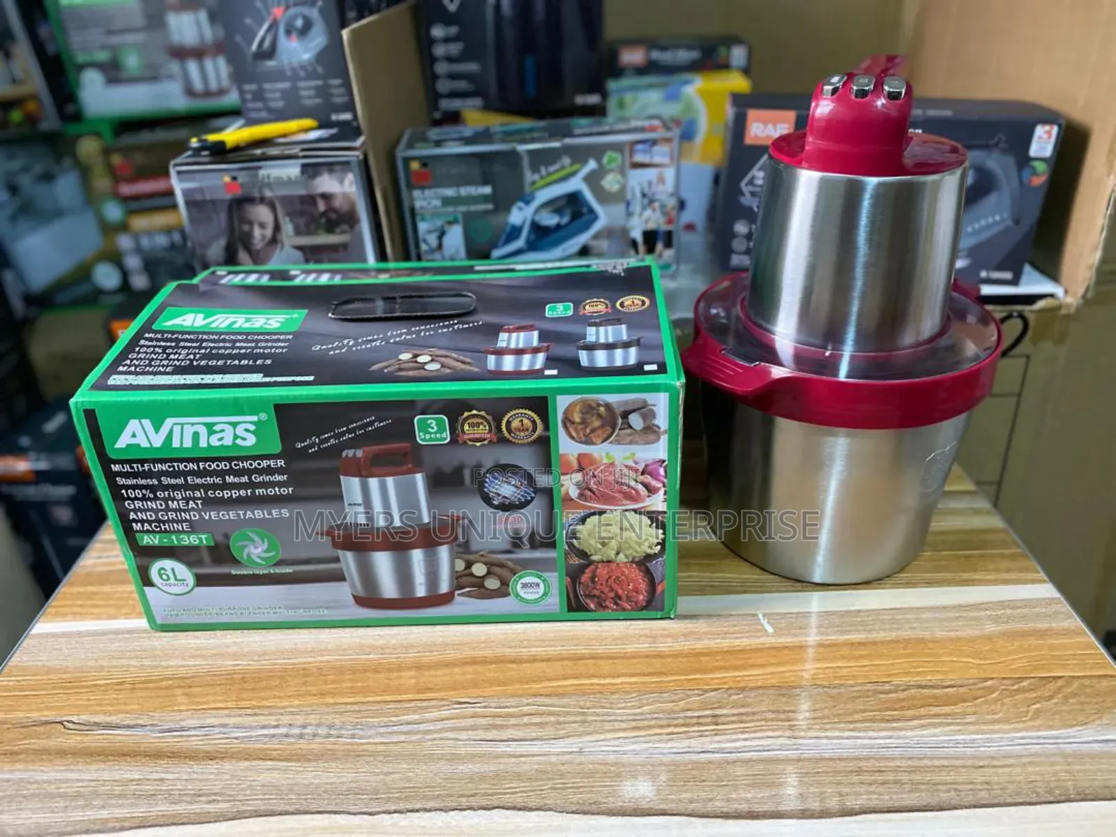 Avinas 6l Fufu Machine 3 Speed