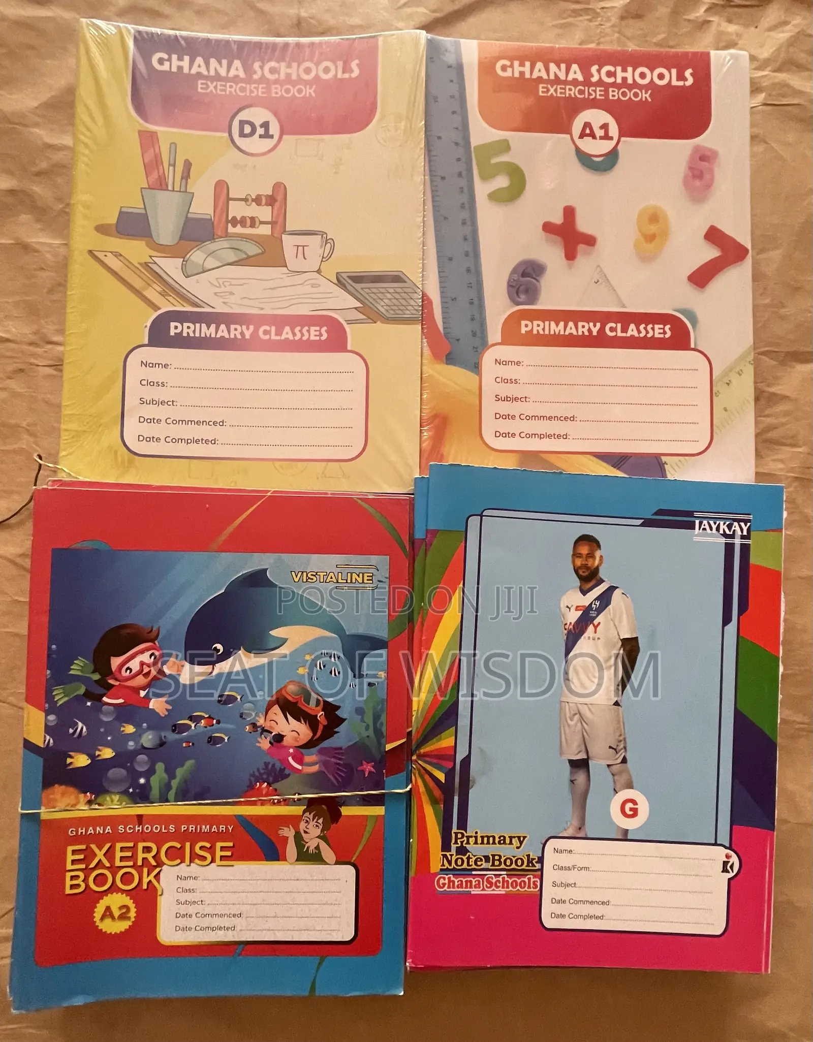Exercise Books for Primary Series(A1, A2,C,G,D1)