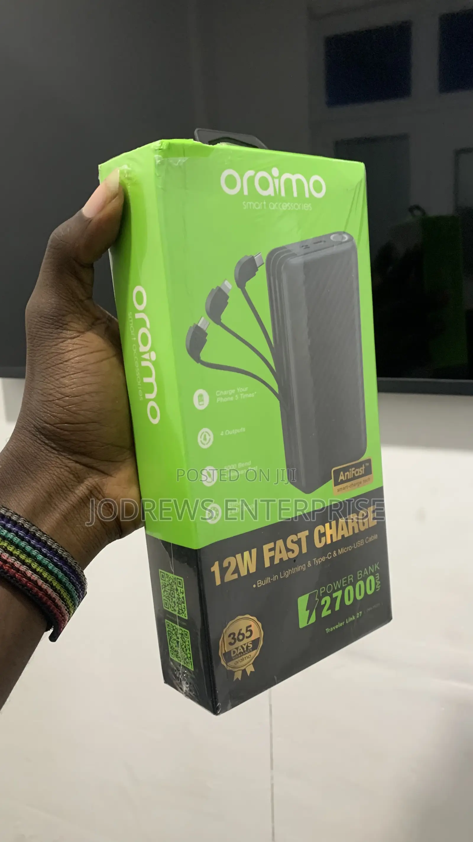 Oraimo Traveler Link 27 27000mah 12w Power Bank