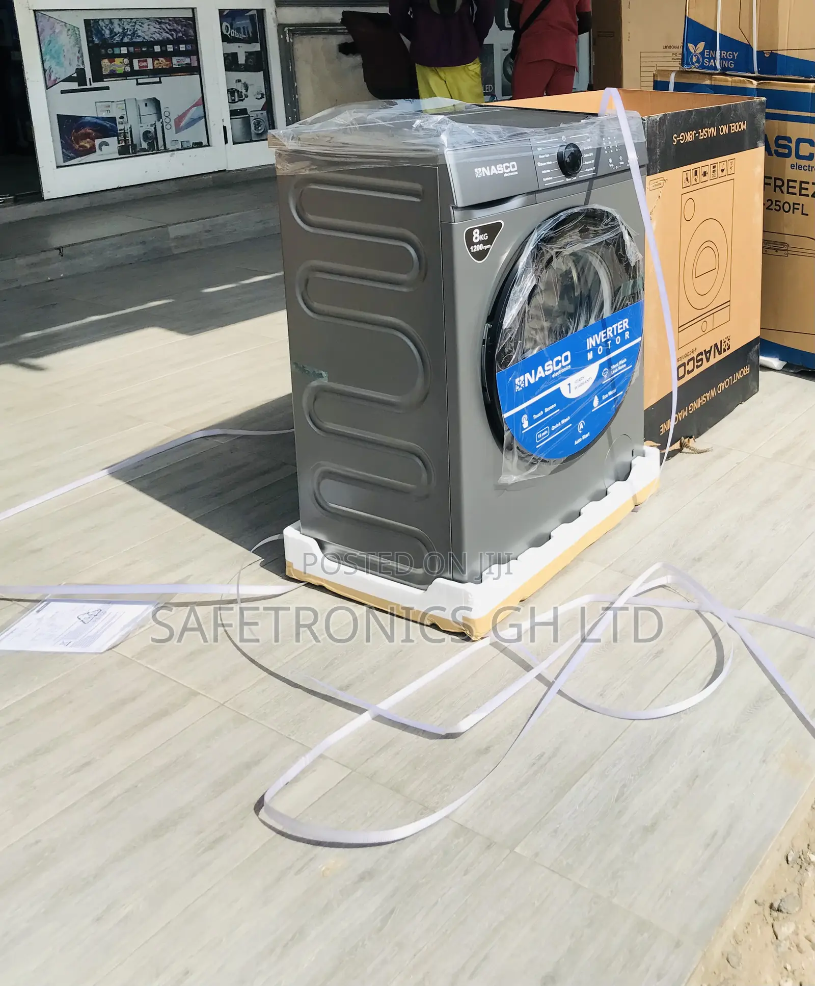 Order Nasco 8kg Front Load Fast Fullauto Inverter Washer
