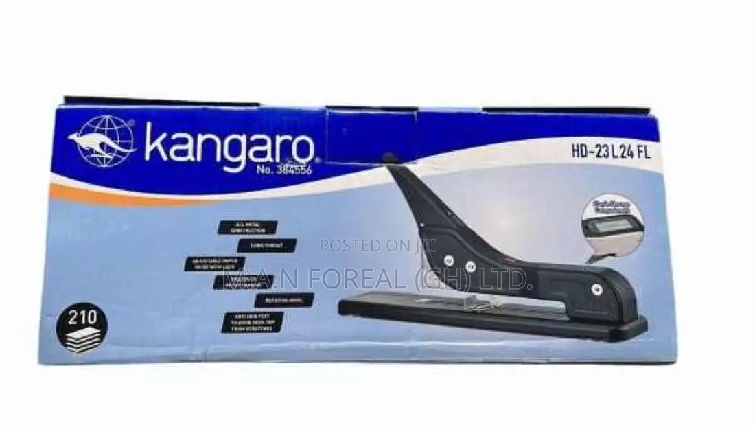 Heavy Duty Stapler Kangaro Hd-23l24 Fl