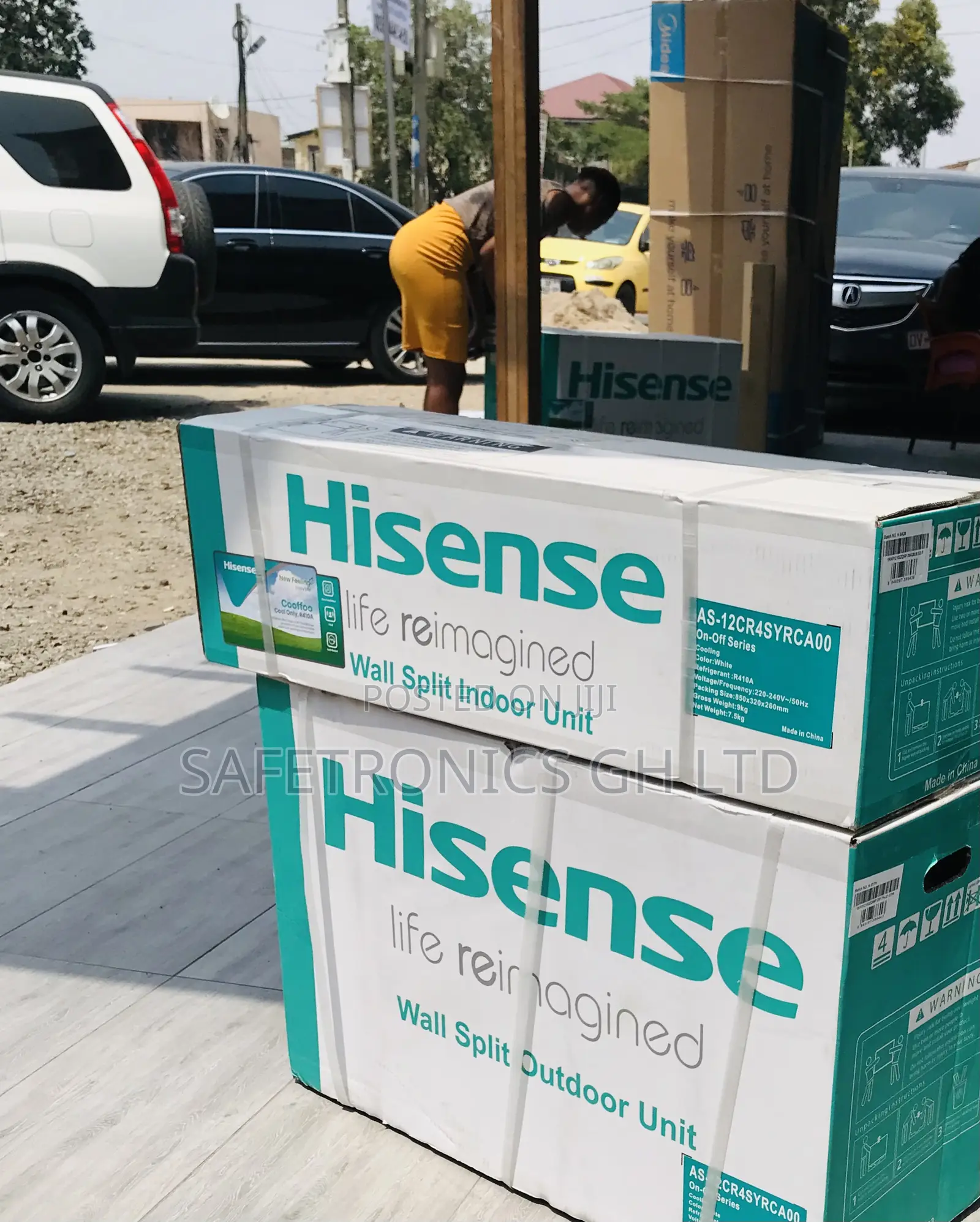 Buy Super Fast R410a 2.5 Hp Split Hisense White Ac