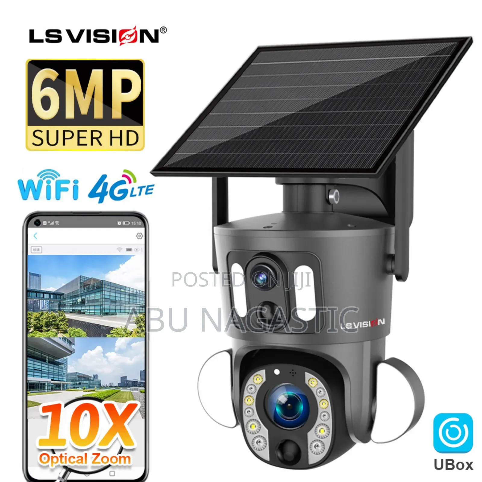 Dual Screen 4g Solar Camera