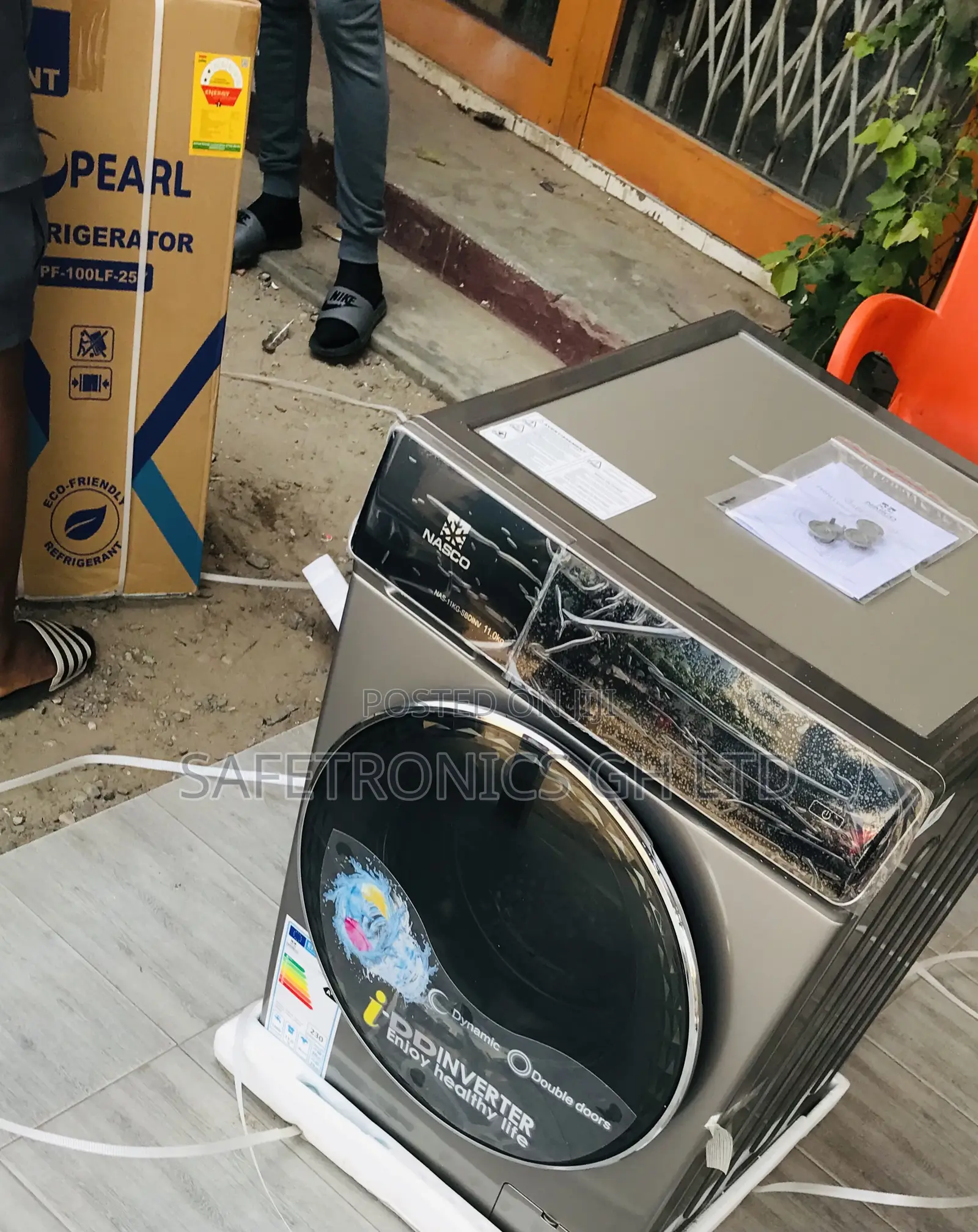 Best Quality Nasco Front Load 11kg Fullauto Grey Washer