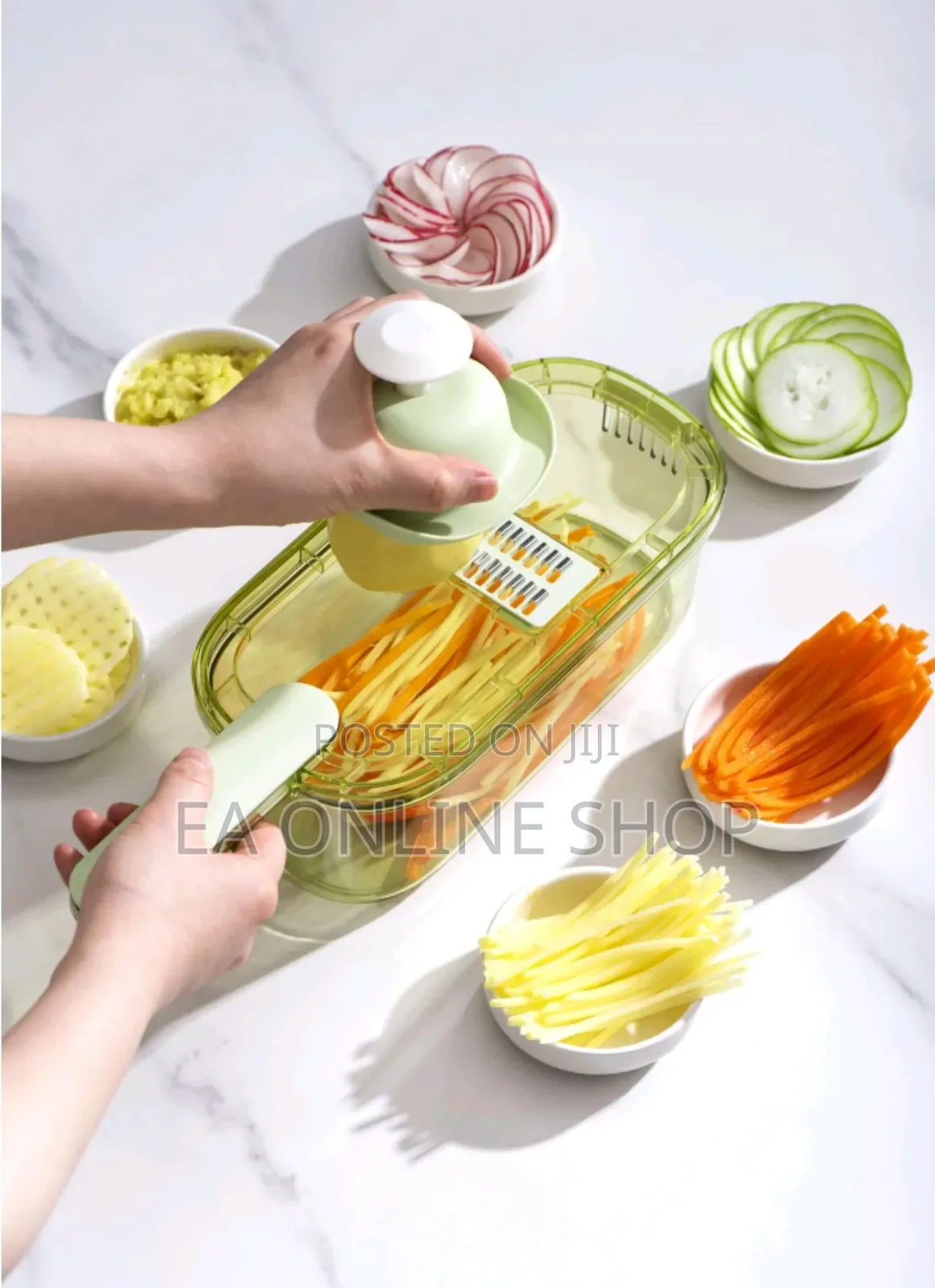 Multifunctional 6 Blades Vegetable Fruit Slice Cutter Grater