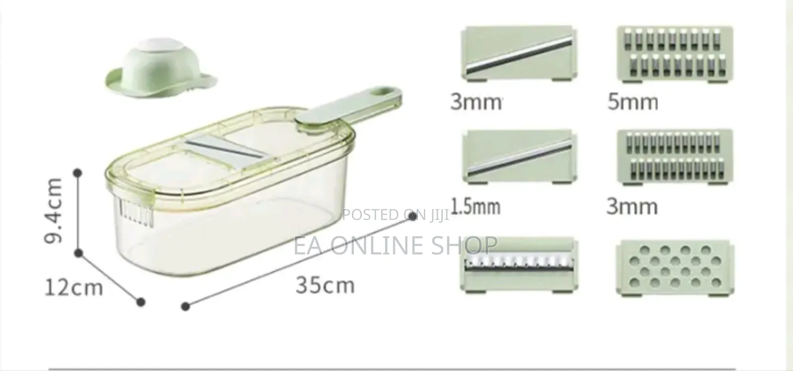 Multifunctional 6 Blades Vegetable Fruit Slice Cutter Grater
