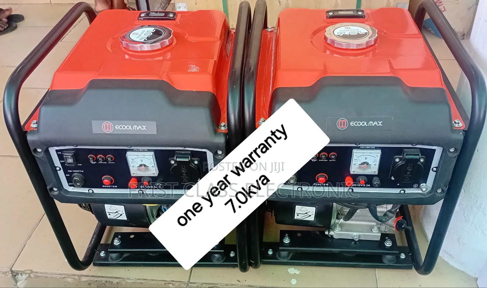 Electric Start 7.0kva Petrol Generator