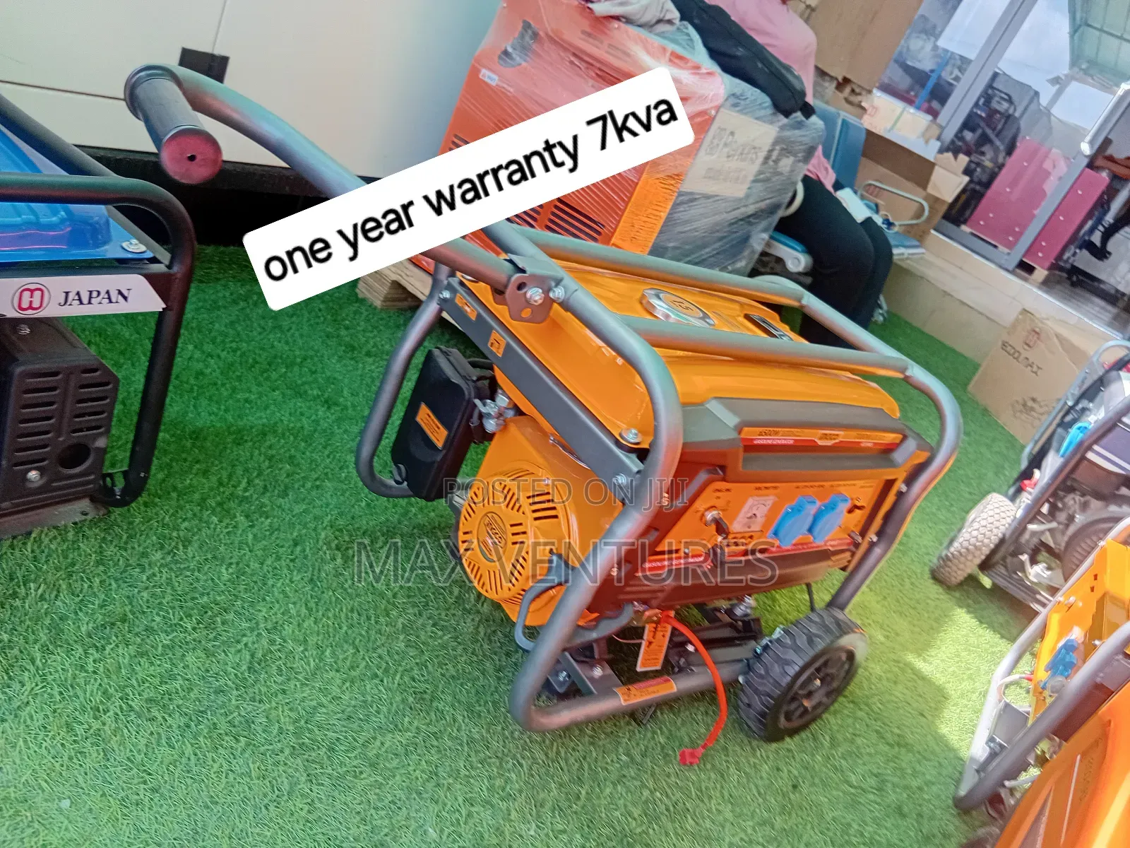 7kva Petrol Generator With Wheels 7.0kva Generator