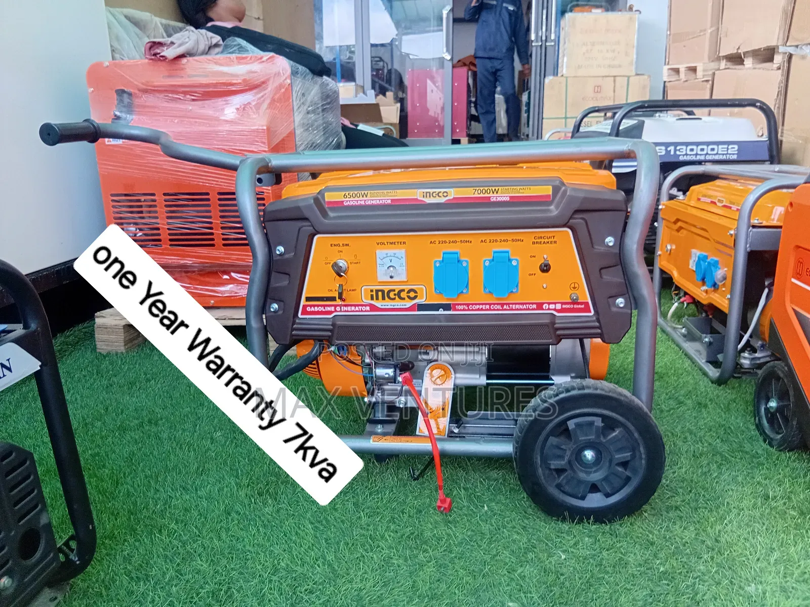 7kva Ingco Generator With Wheels 7kva Ingco Generator