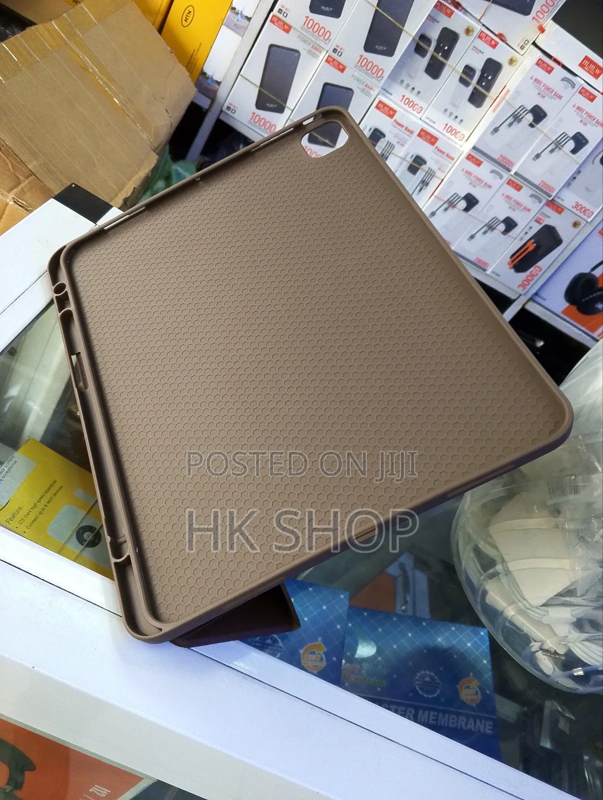 iPad Pro 13 Smart Cover Case With Pencil Space - Brown