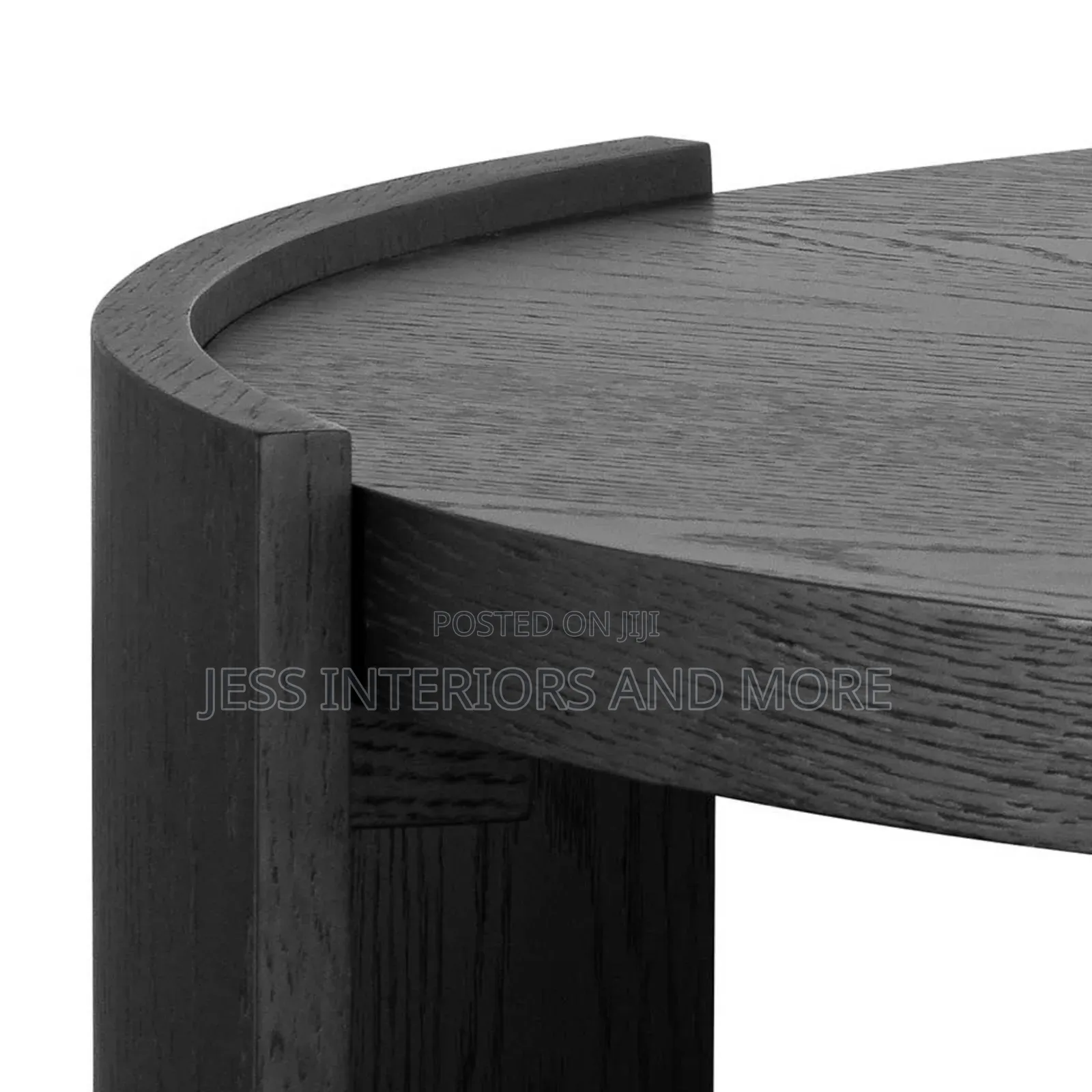 Wooden Round Coffee Table
(Black)