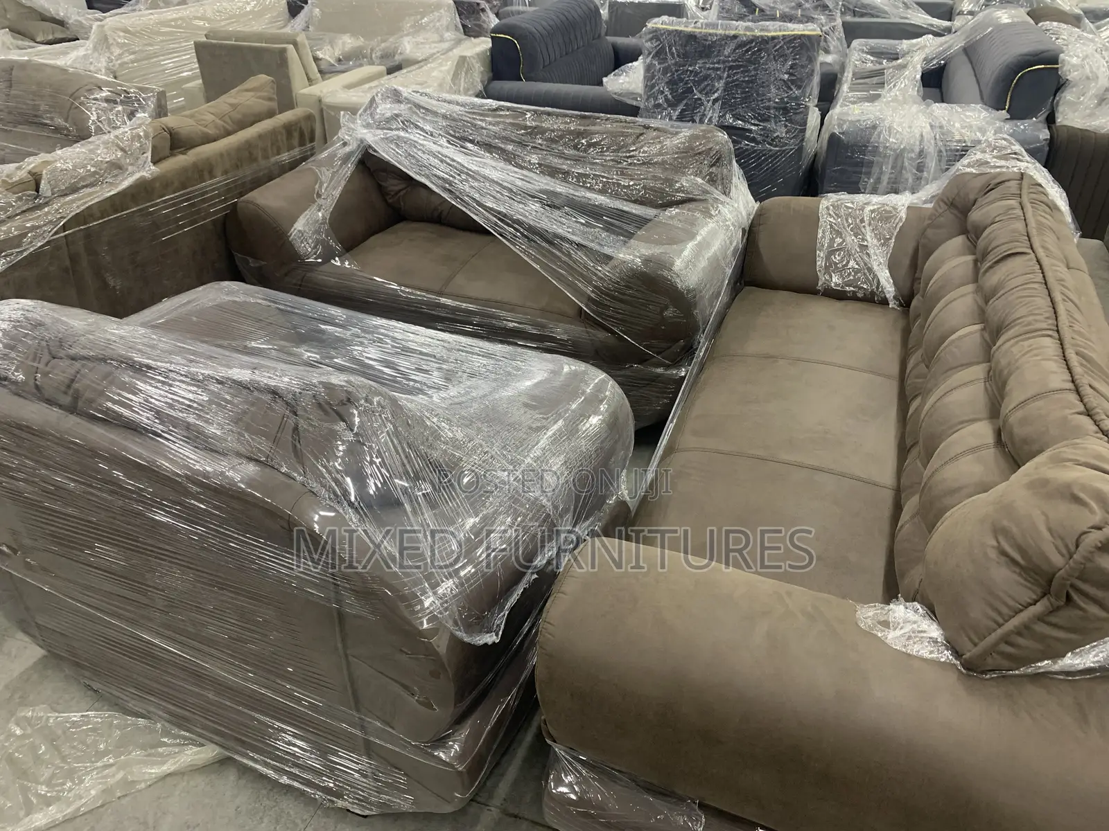 Exclusive 6 Seats Leather Sofa for Living Room