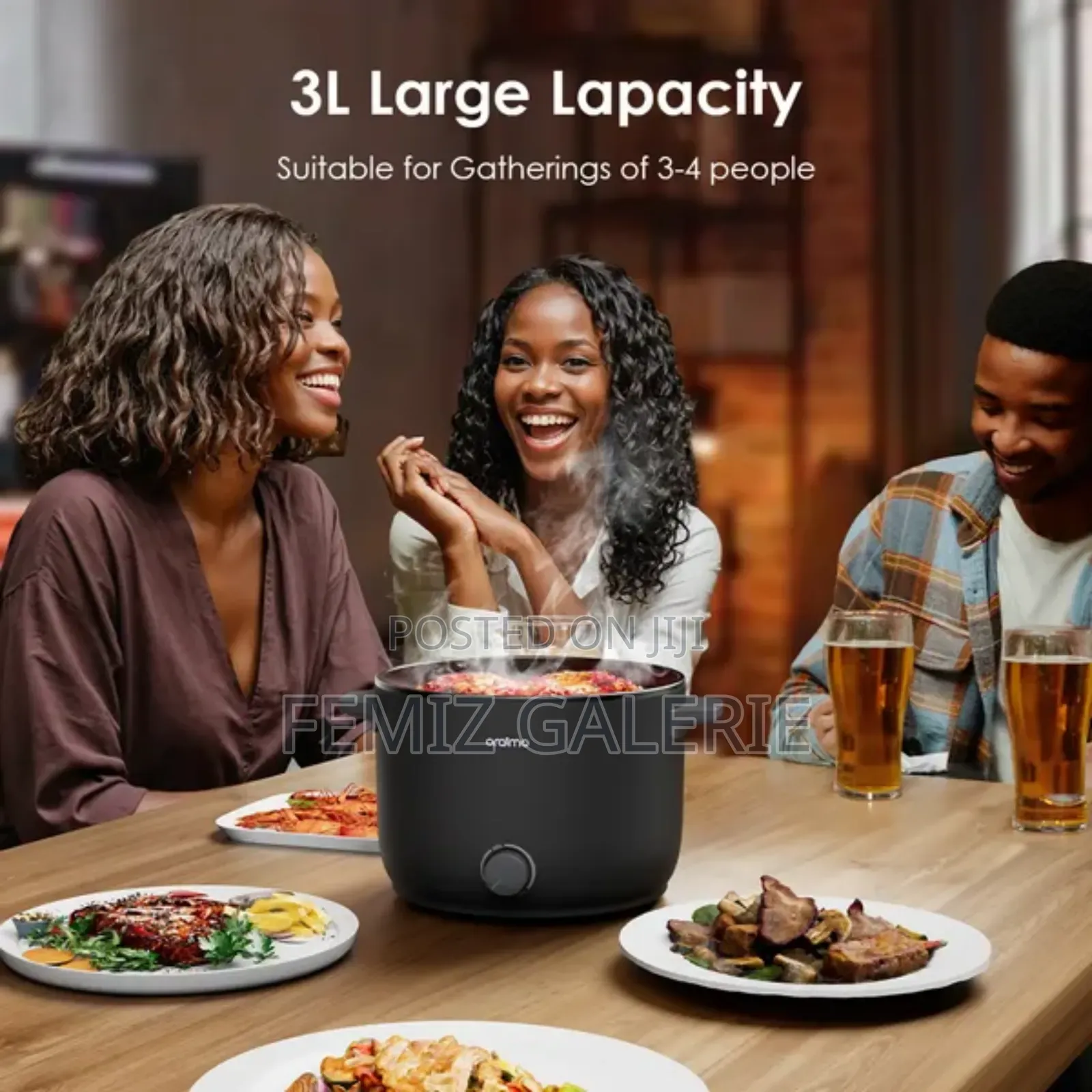 Oraimo Smart Cooker 1000w 3l Electric Cooker