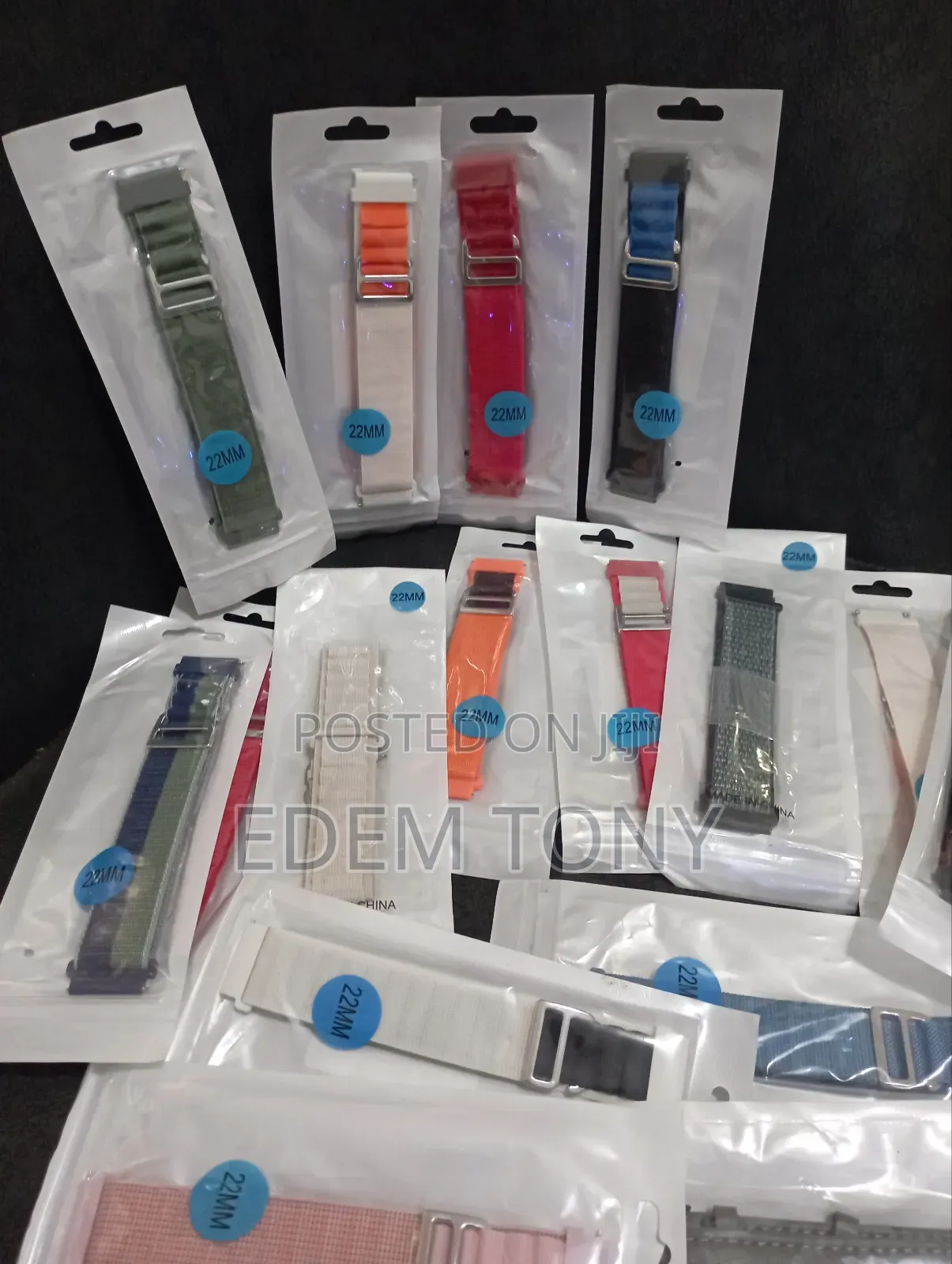 22"/21" Inch Nylon Smart Watch Straps Available