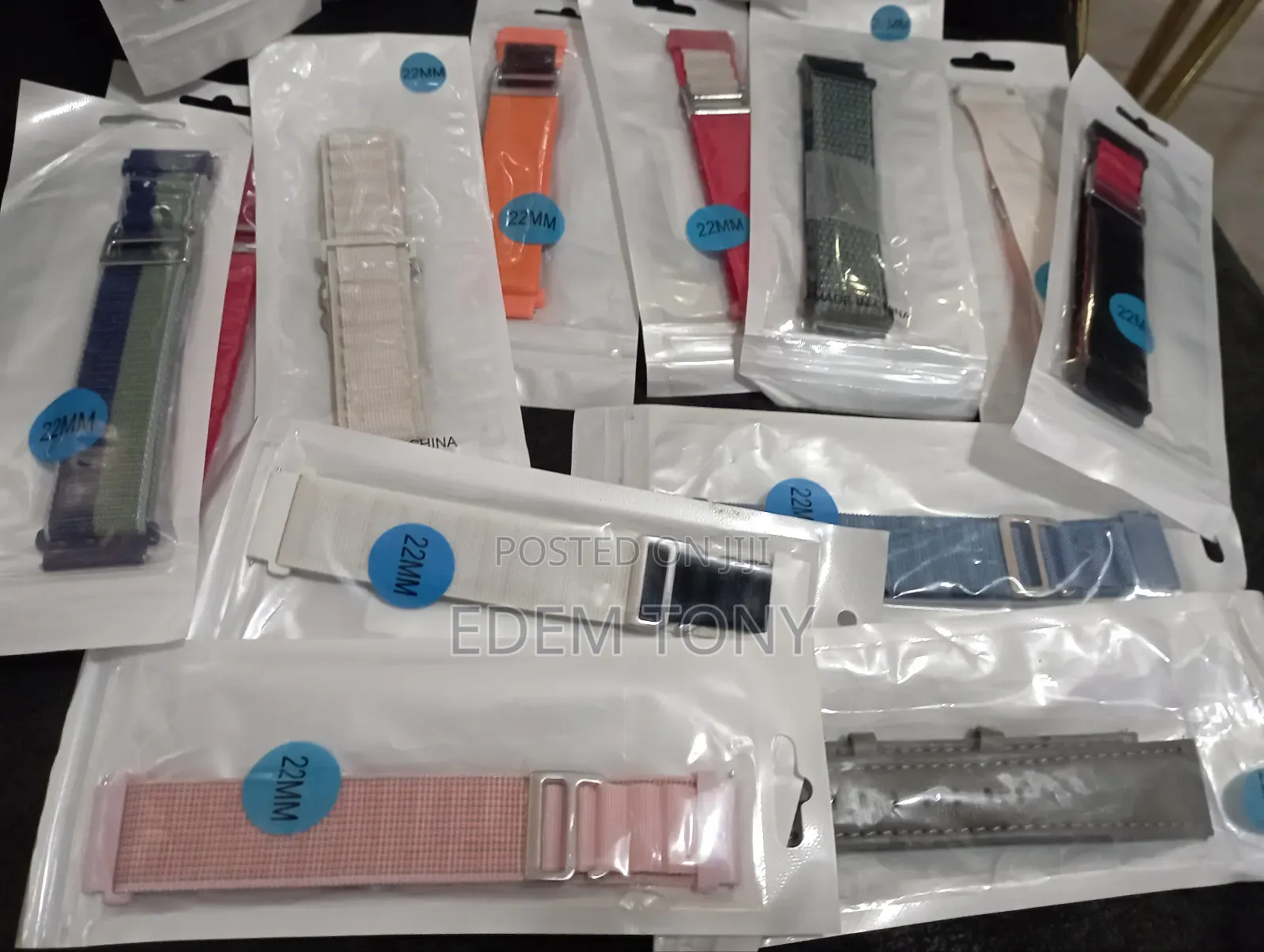 22"/21" Inch Nylon Smart Watch Straps Available