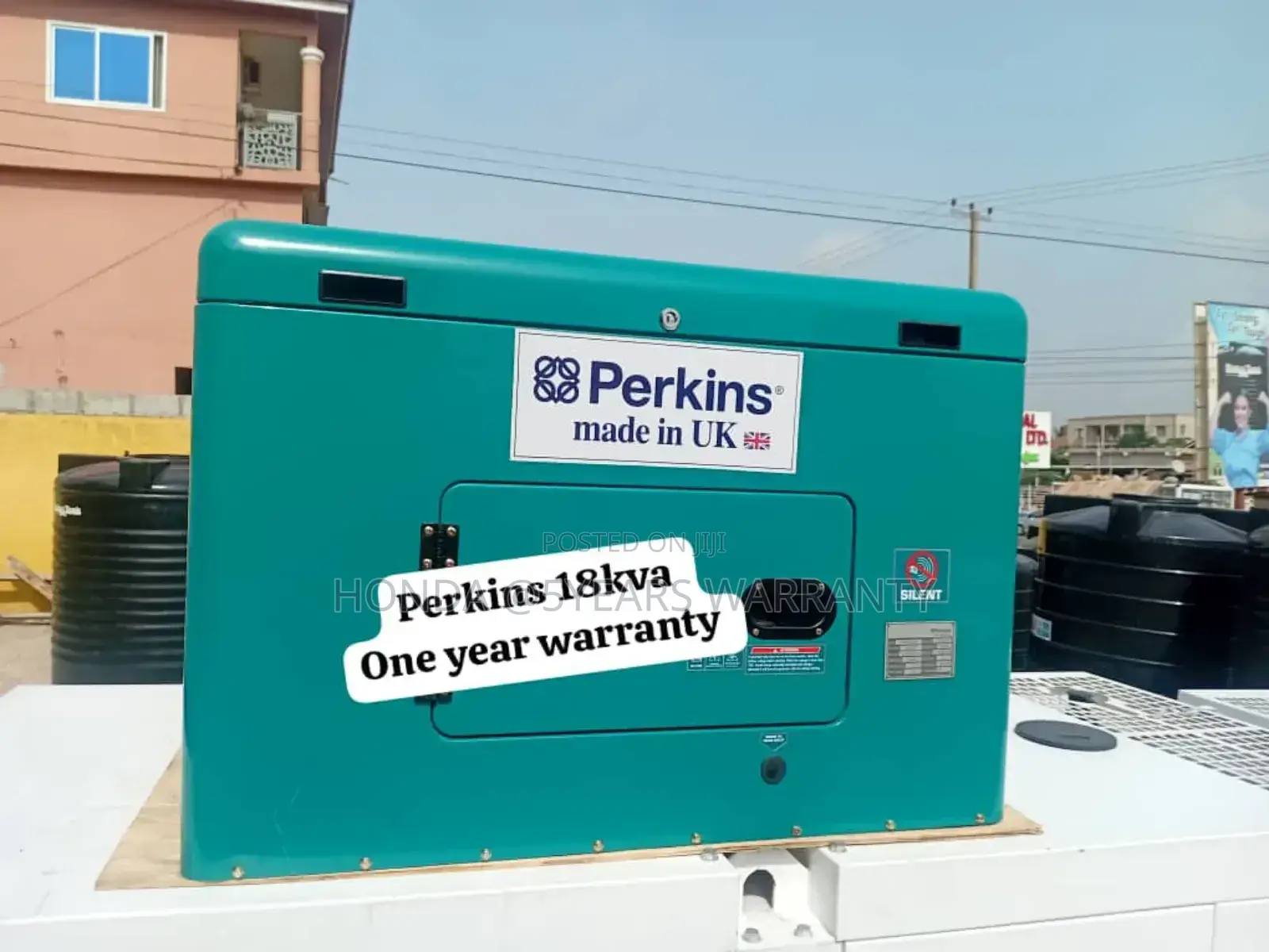 3phase 18kva Perkins Diesel Silent Generator