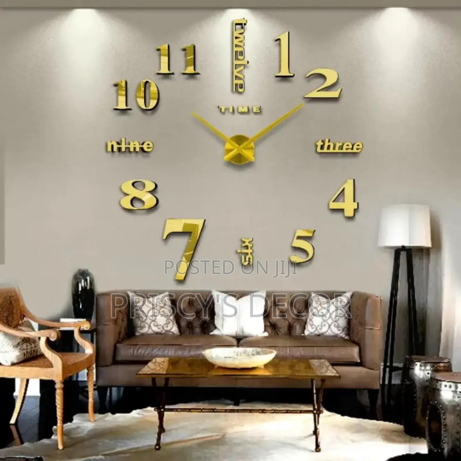 3d Flameless Clock