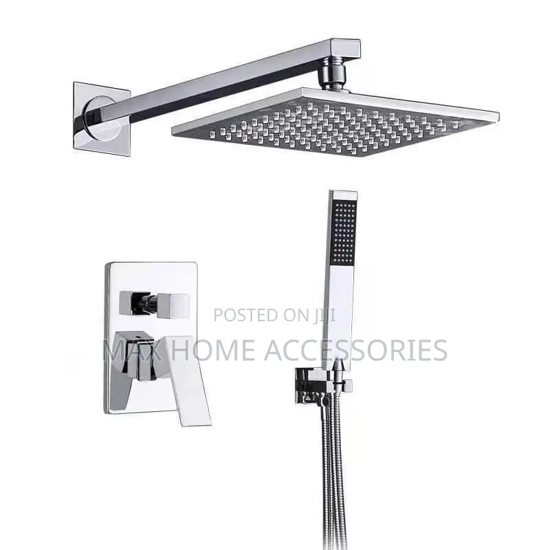Silver Concealed Shower