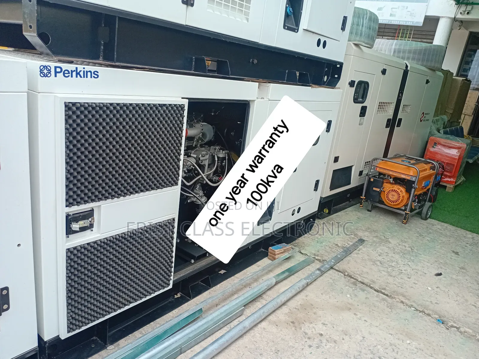 Commercial Grade 100kva Perkins Silent Diesel Genset