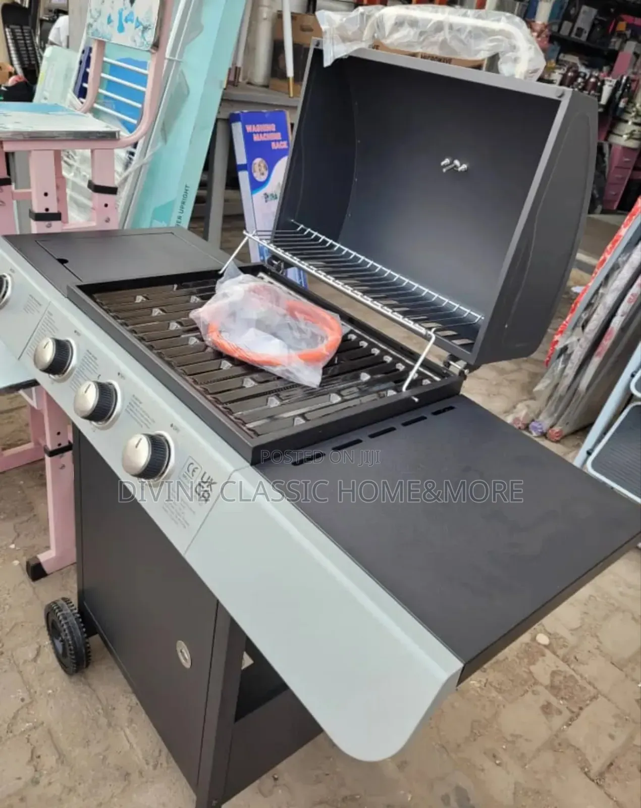 Gardenline 3burner + Side Burner Gas Bbq Grill