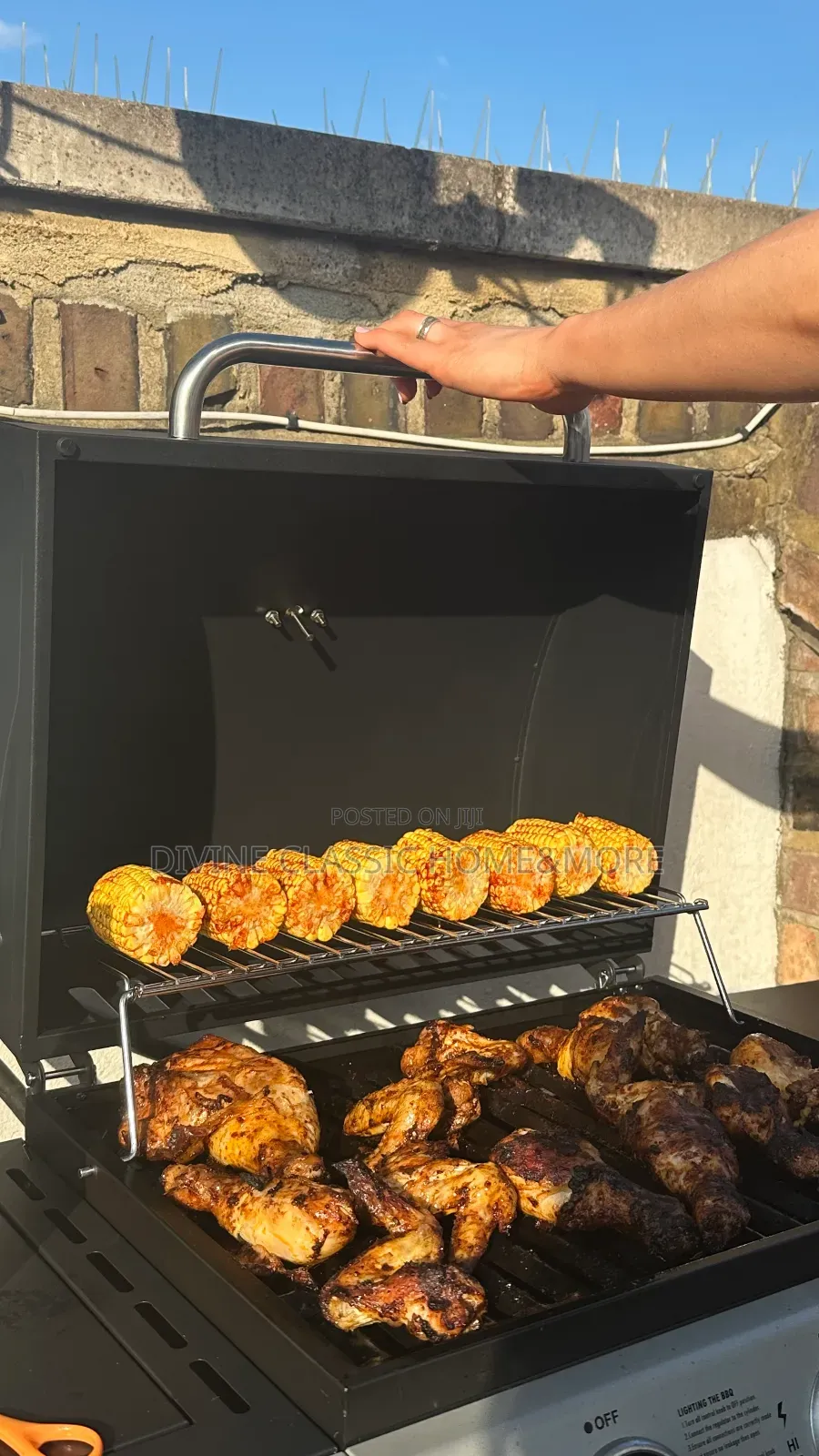 Gardenline 3burner + Side Burner Gas Bbq Grill
