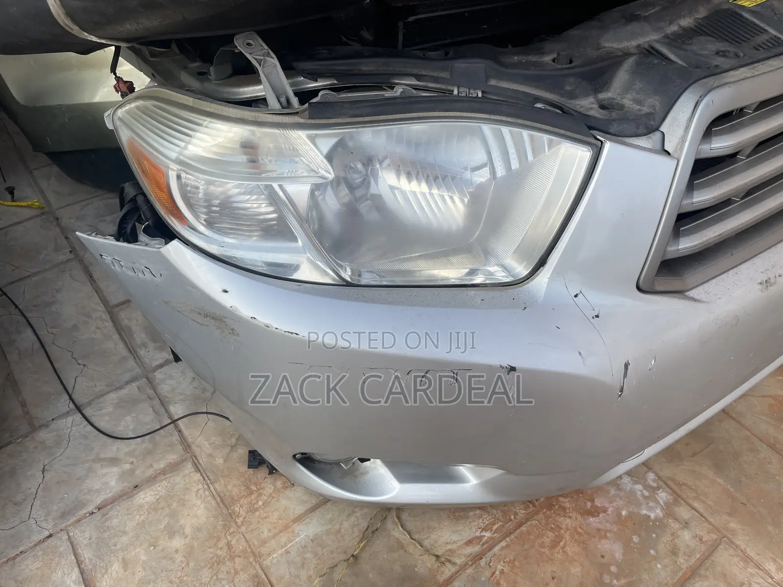 Toyota Highlander 2008 Front Cut Available