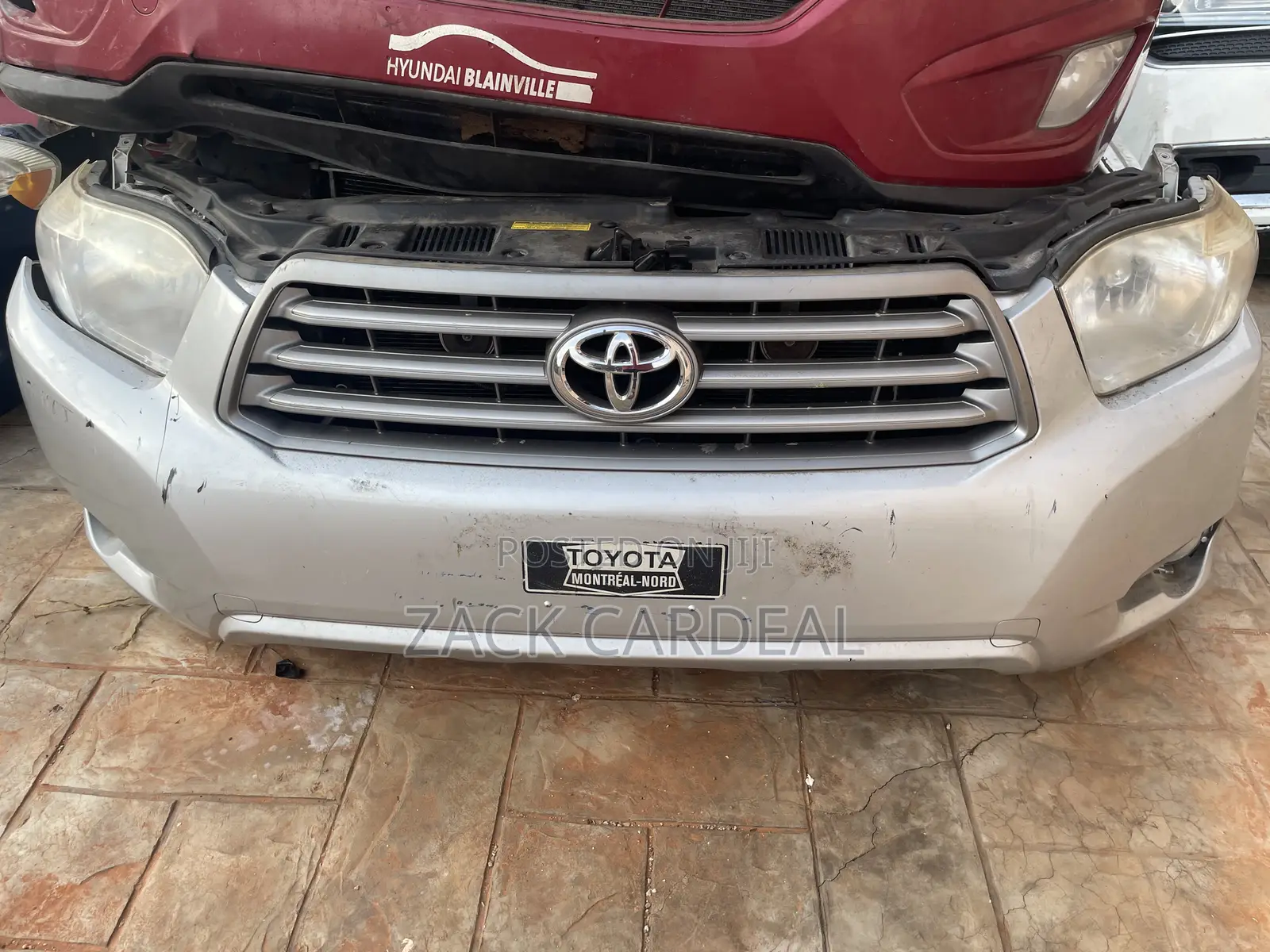 Toyota Highlander 2008 Front Cut Available