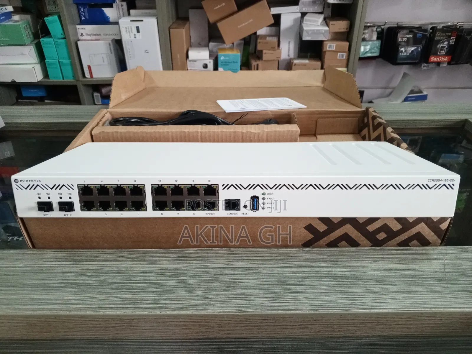 Mikrotik Cloud Core Router Ccr2004-16g-2s+ (Ccr2004-16g-2s+)