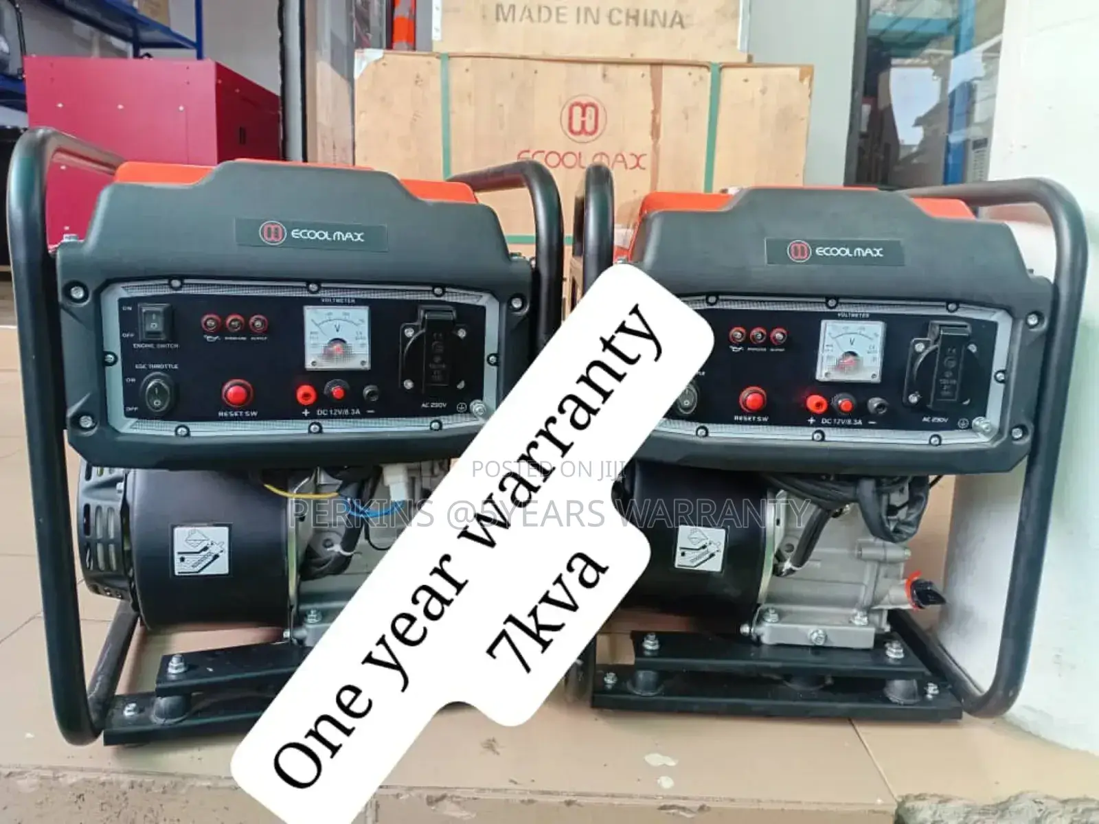 Dazzling 7kva 8000watts Ecoolmax Silent Petrol Generator