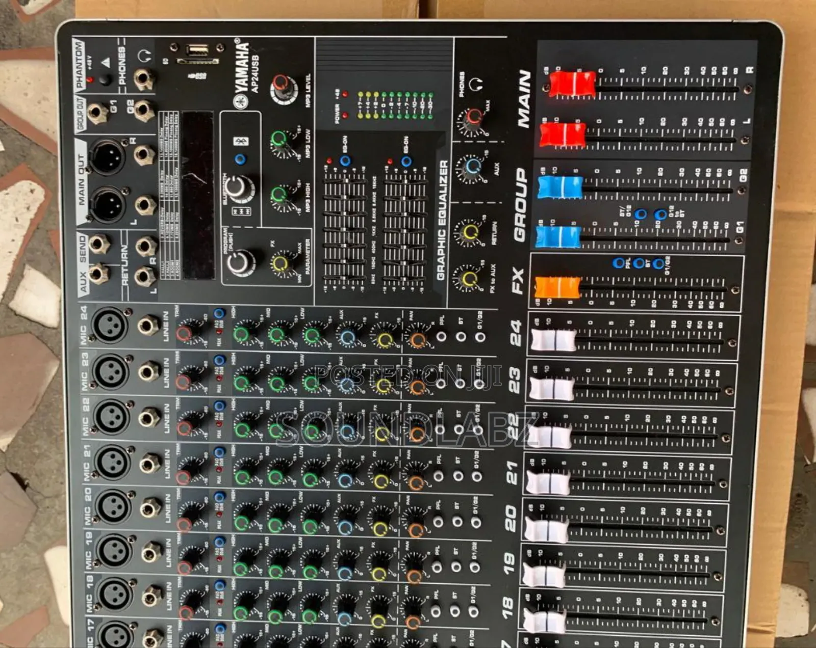 Yamaha Smx 24 24-channel Mixer With Bluetooth And Usb