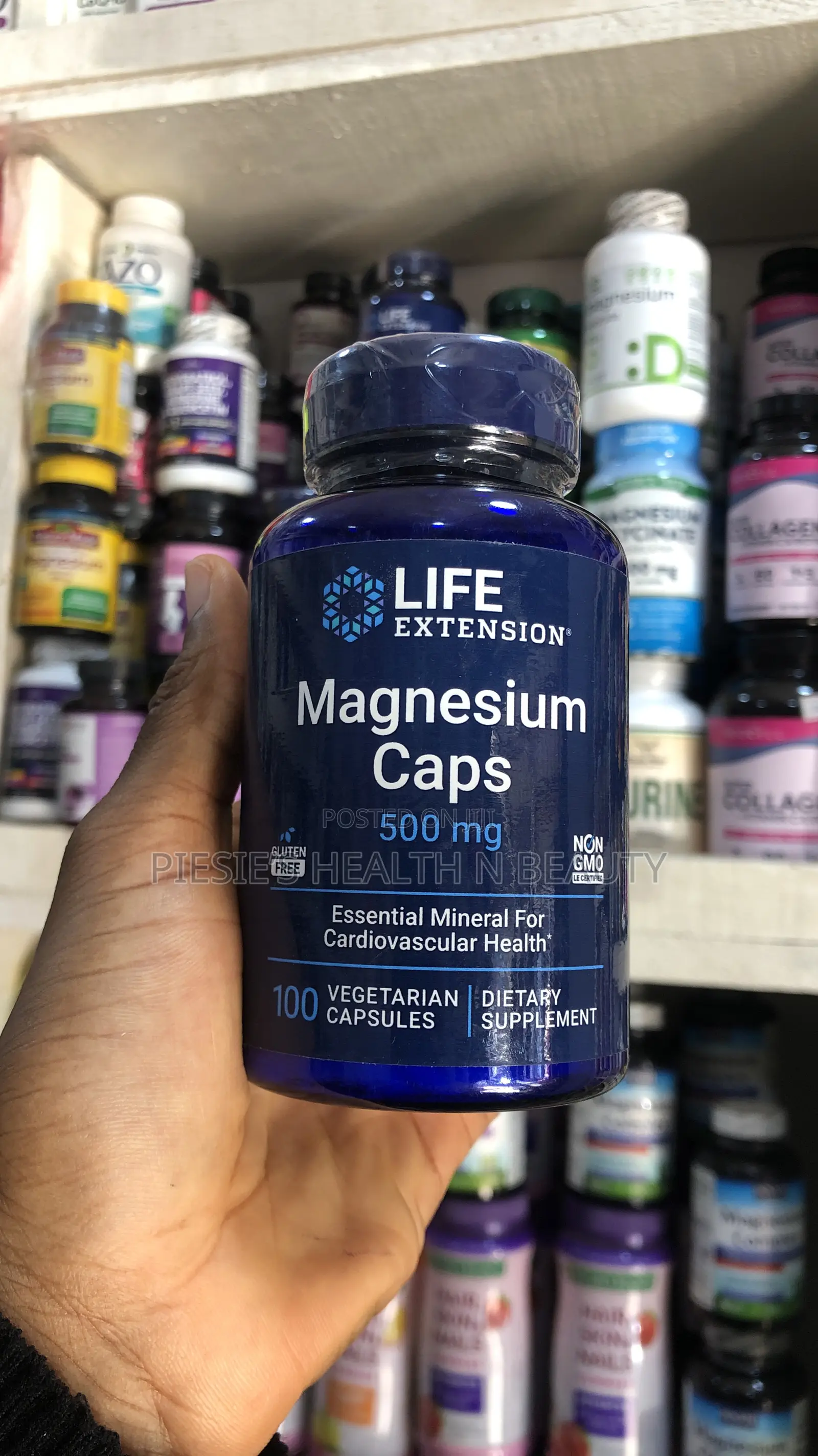 Life Extension Magnesium Caps, 500 Mg