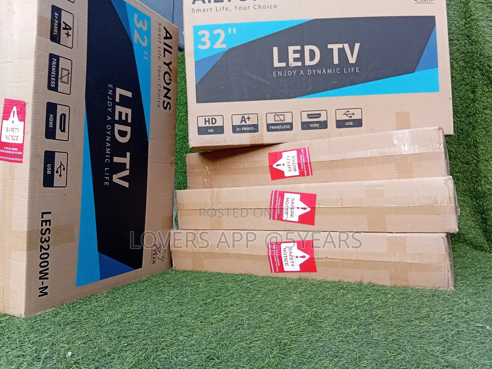 DVB-T/C/T2=Les3200w-M Ailyons 32inches Tv Nasco 32inches