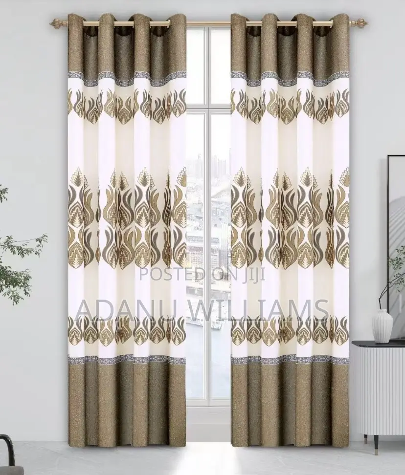 High Quality 2pcs Curtains Set ( Available in Diff Colors)