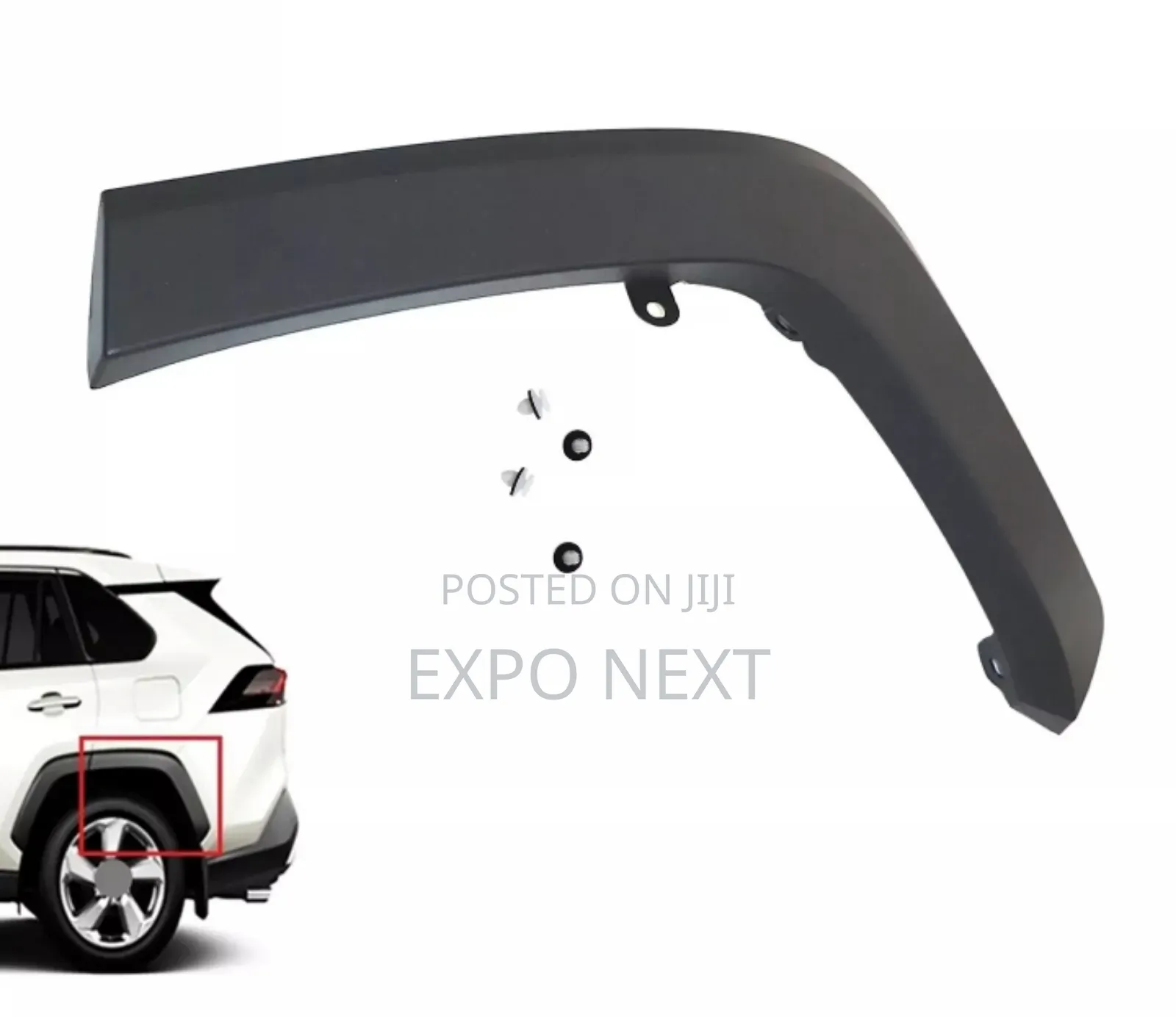 Fits 2019-2024 Toyota Rav4 Rear Wheel Opening Trim Molding