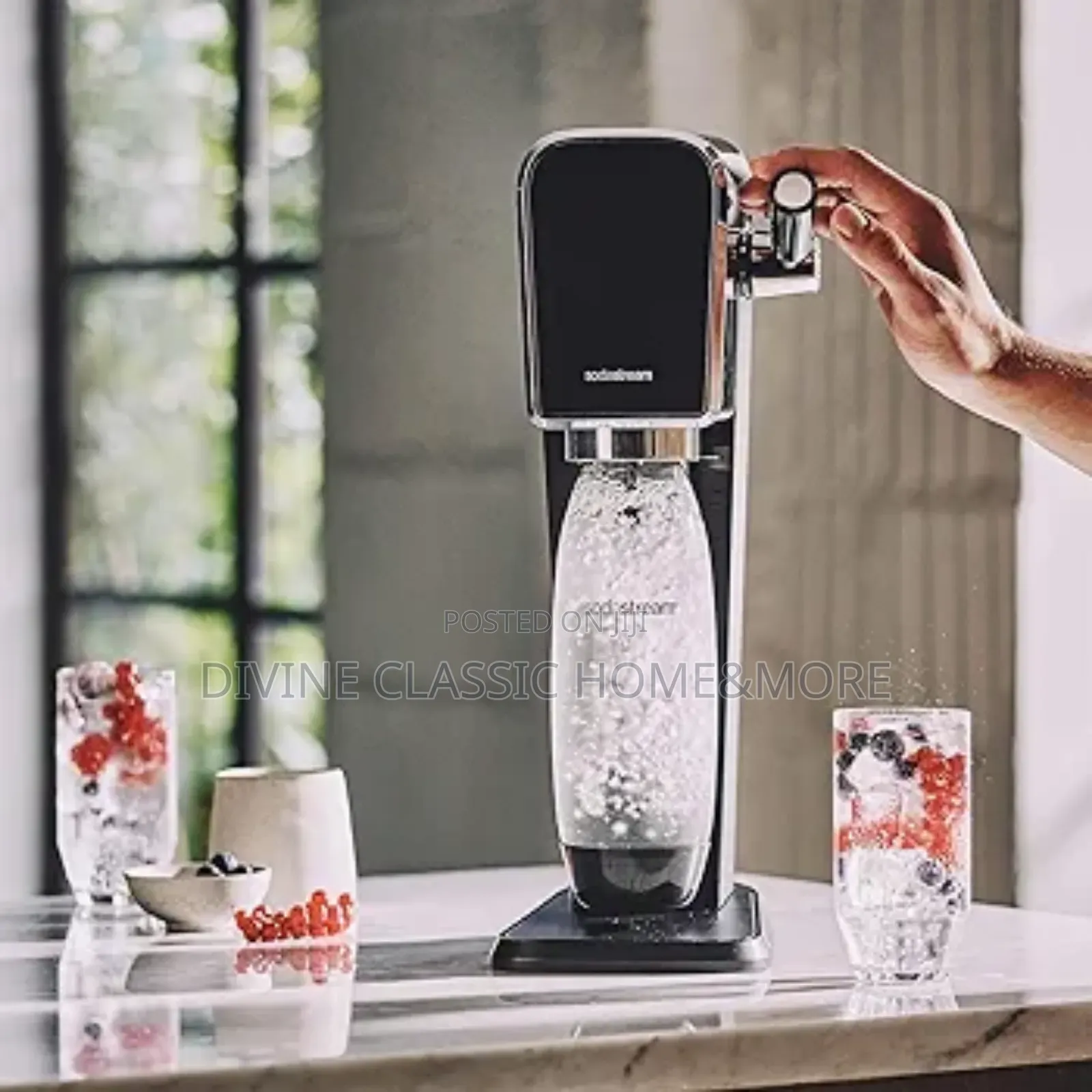 Sodastream - Art Sparkling Water Maker Includes 60l Gas