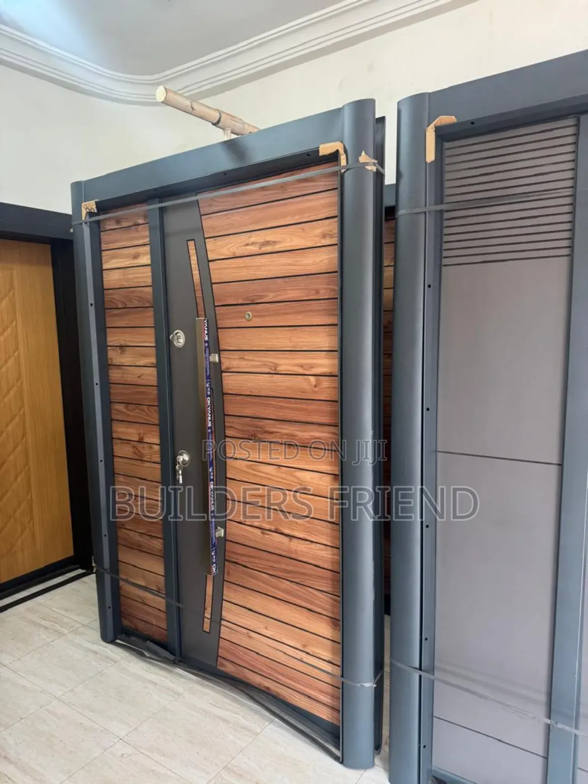 Exclusive One Half Turkish Brown Security Door+All Accessory