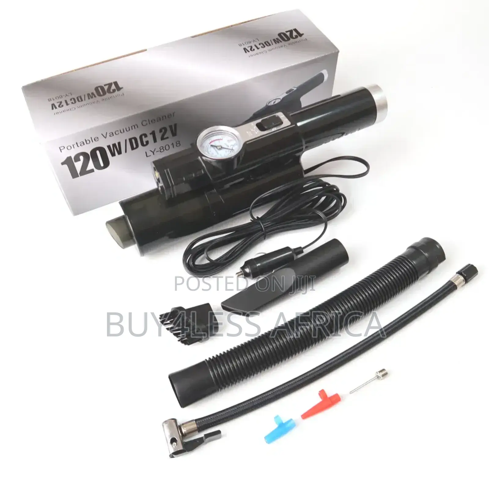 Powerful Car Portable Vacuum Cleaner With Compressor 120w