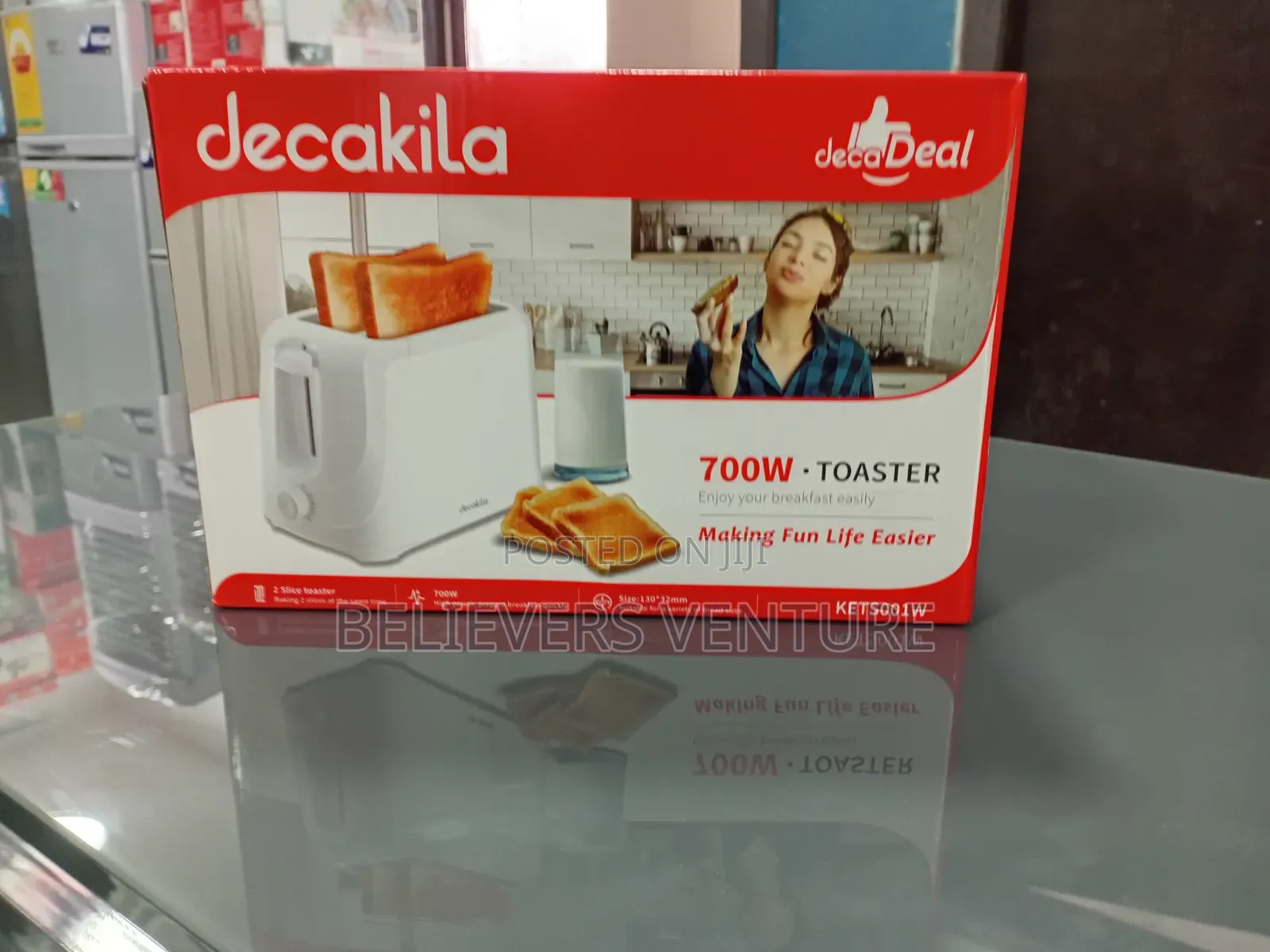 Brand New Toaster Decakila Toaster 700w