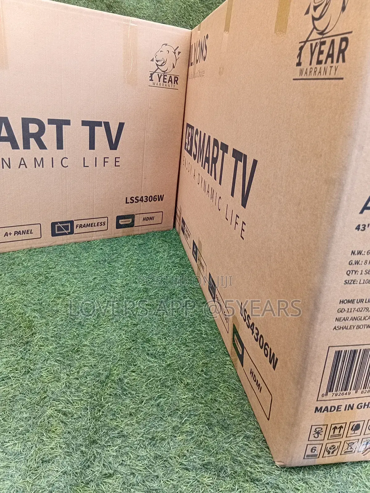 One Year Warranty 43inches Smart Ailyons Tv Nasco 32"Tv