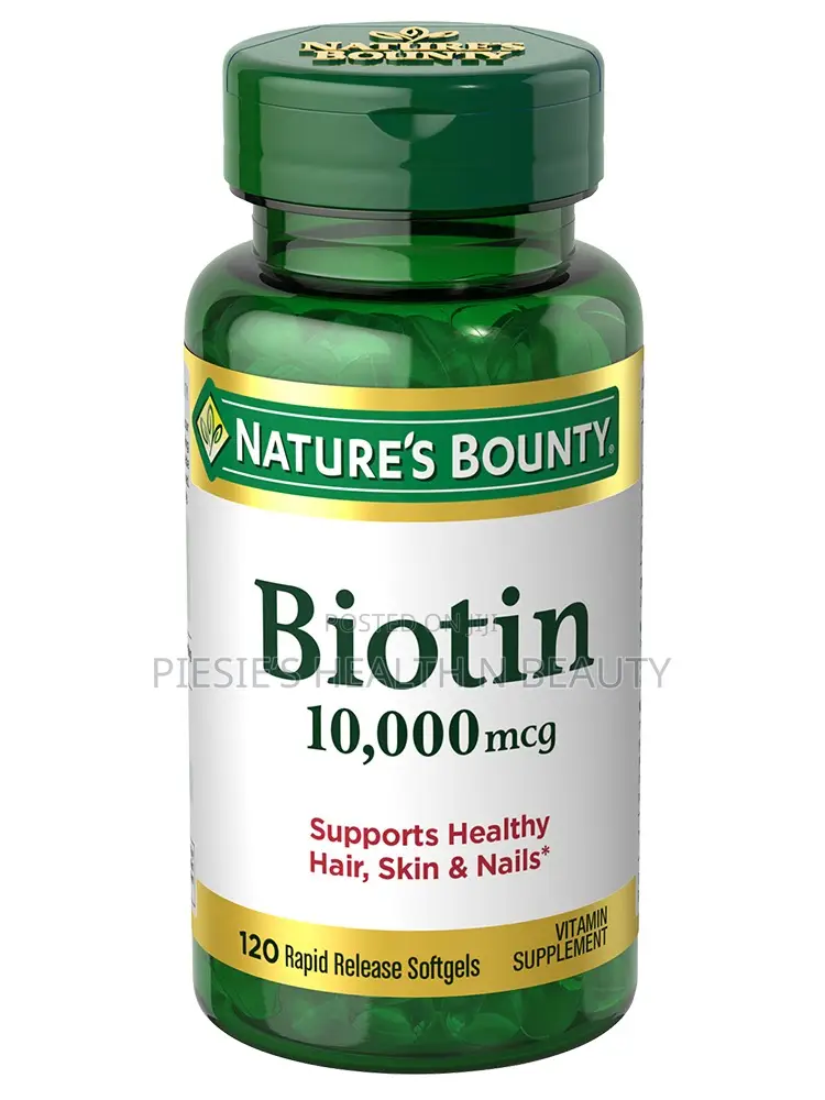 Nature’S Bounty Biotin 10,000 MCG 120 Softgels
