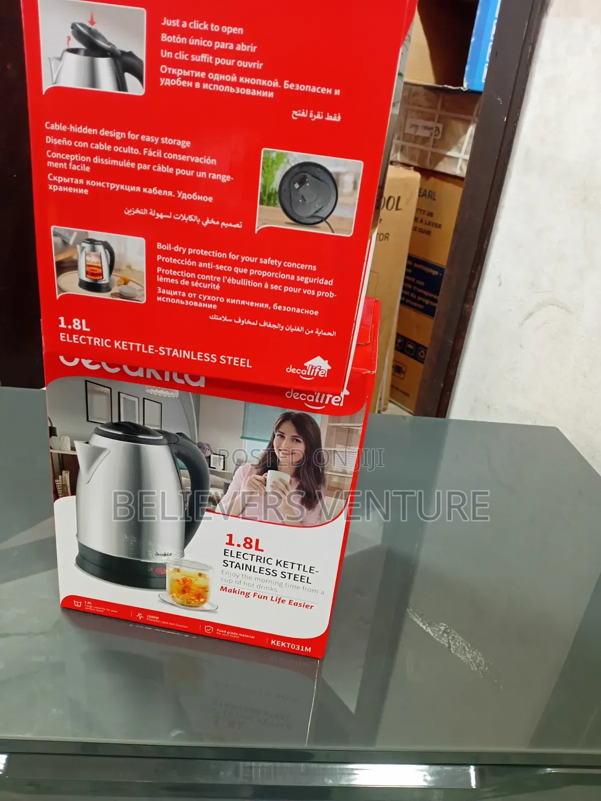 Brand New Kettle Decakila 1.8l Decakila Kettle