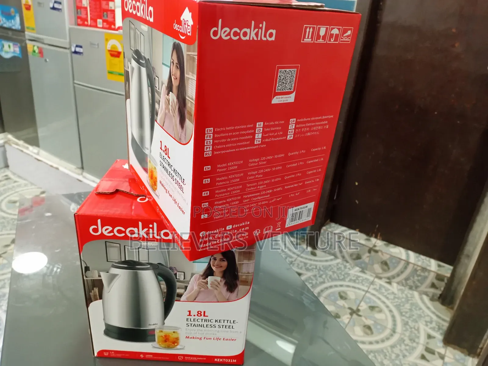 First Grade 1.8l Kettle 1.8l Decakila Kettle Decakila