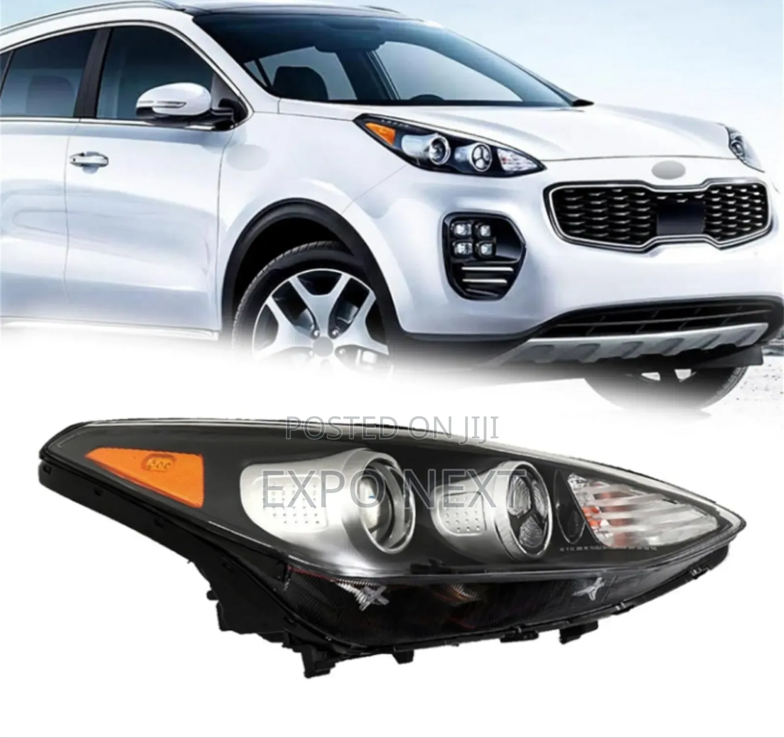 Kia Sportage Halogen Headlight Led 2016-2018