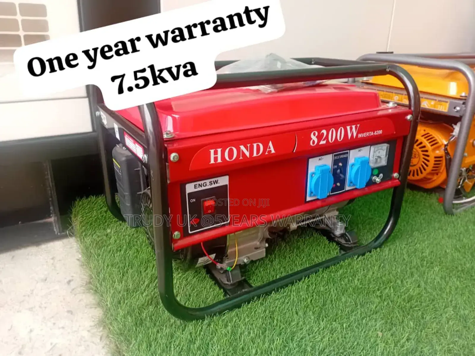 Charismatic 7.5kva 8200watts Petrol Honda Japan Generator