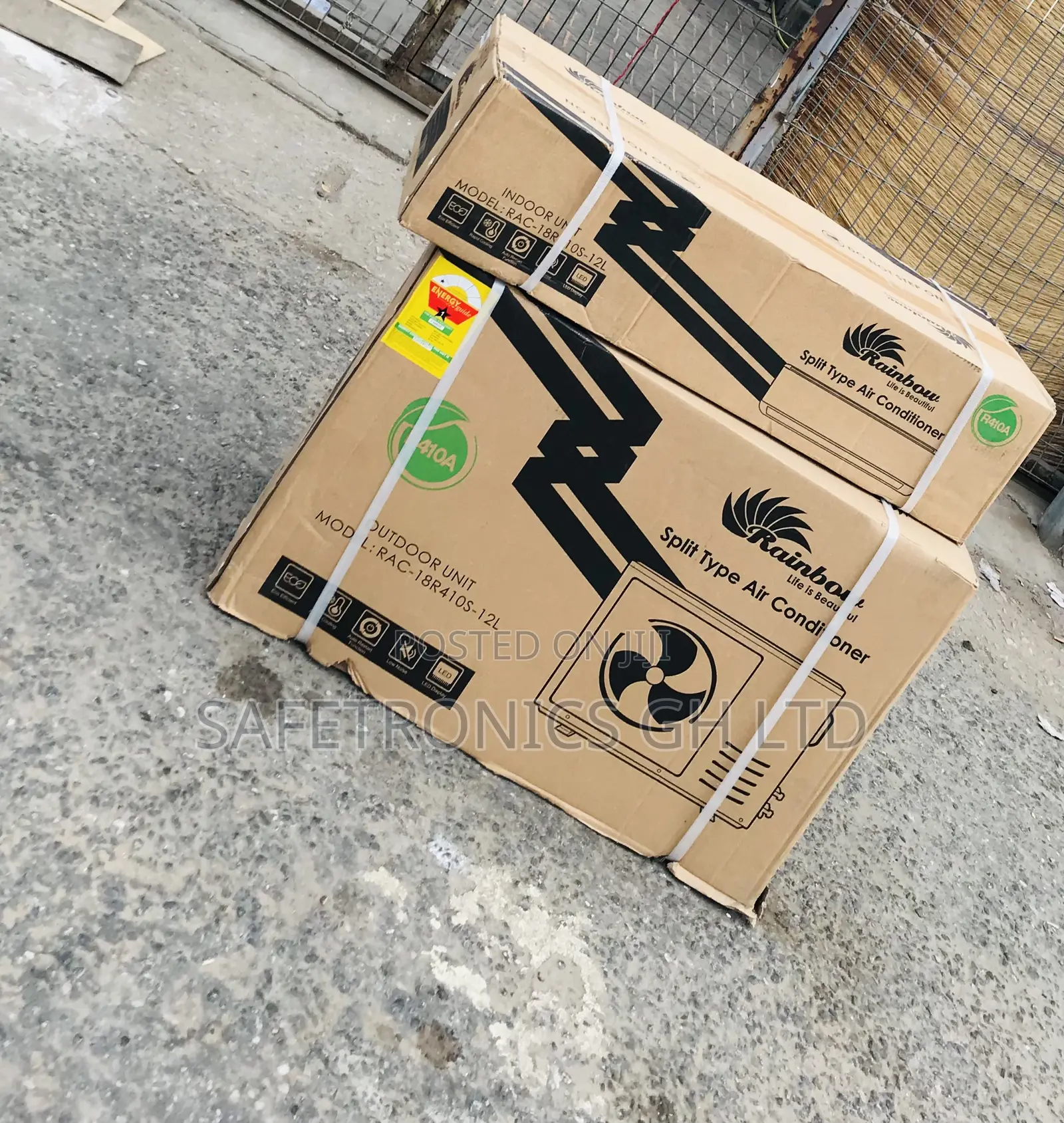 Rainbow Auto Defrost 1.5 Hp Split R410 White Non Inverter