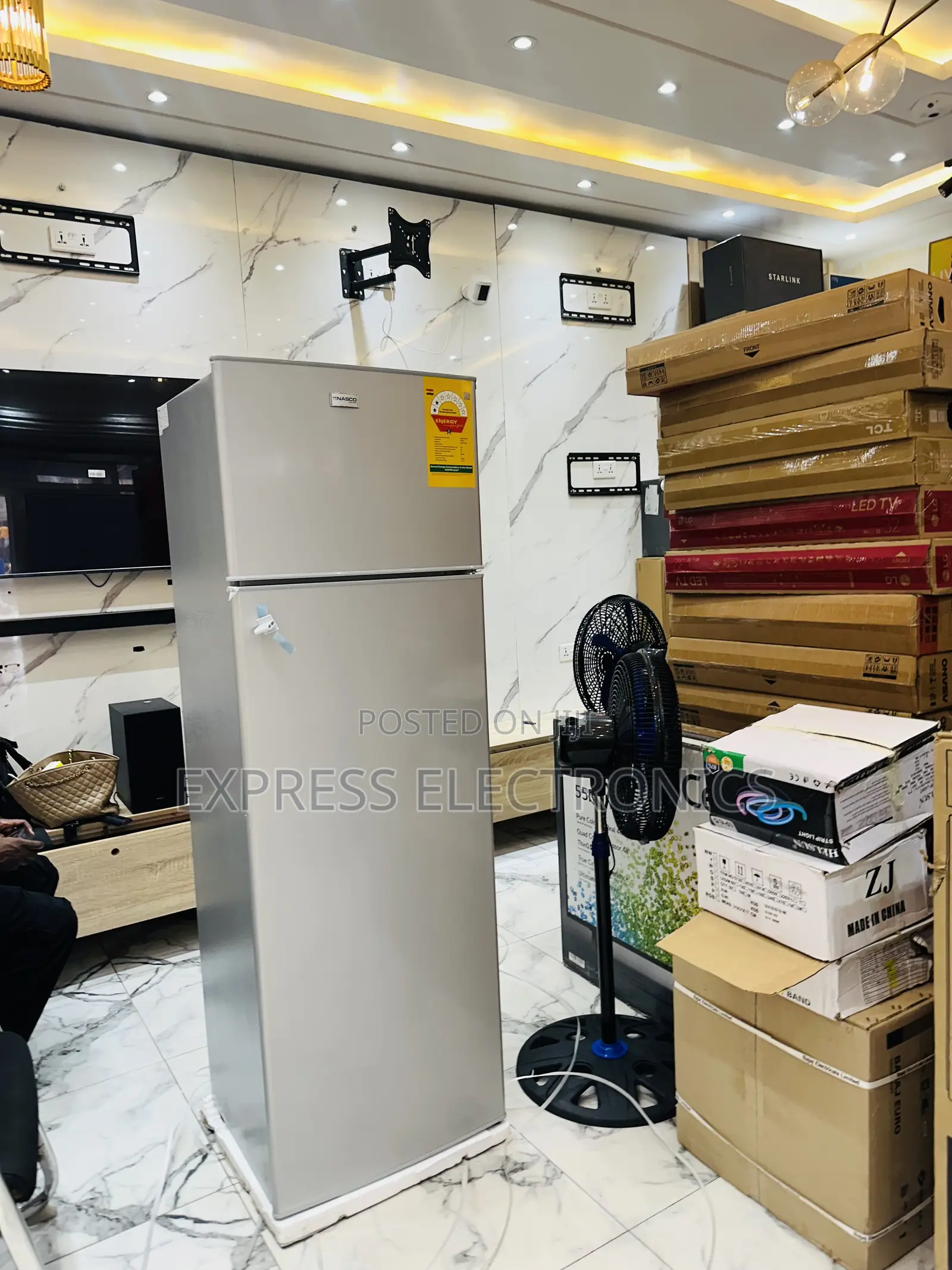 Chill Fast Double Door Fridge Nasco Nasf2-28fl