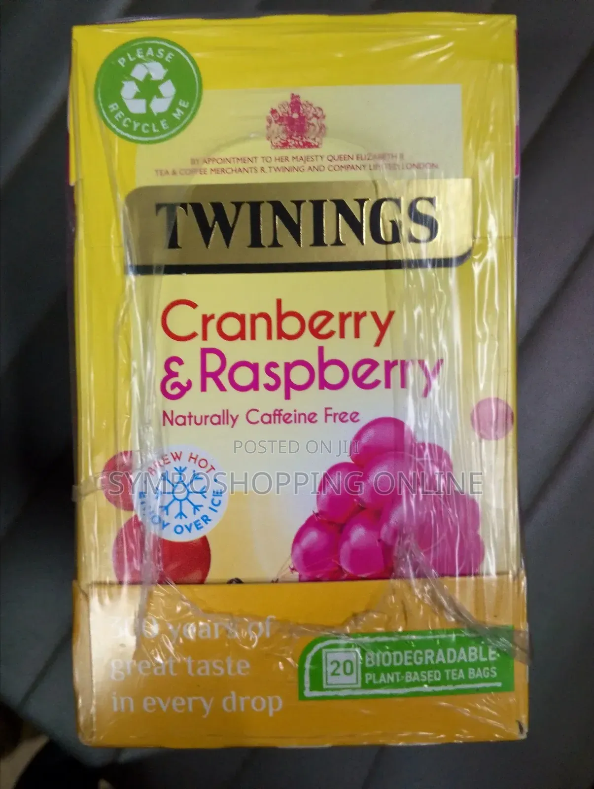 Twinings Cranberry Raspberry 20 Tea Bags 40g