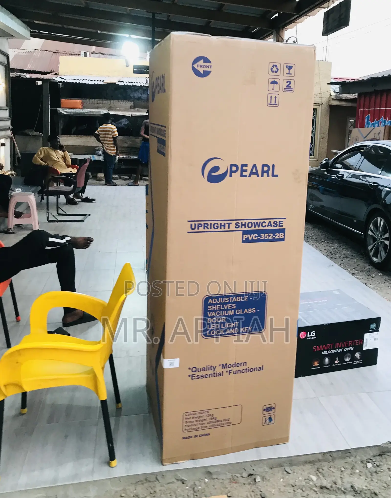Get Premium Pearl PVC 352 1 Door Electric Display Fridge