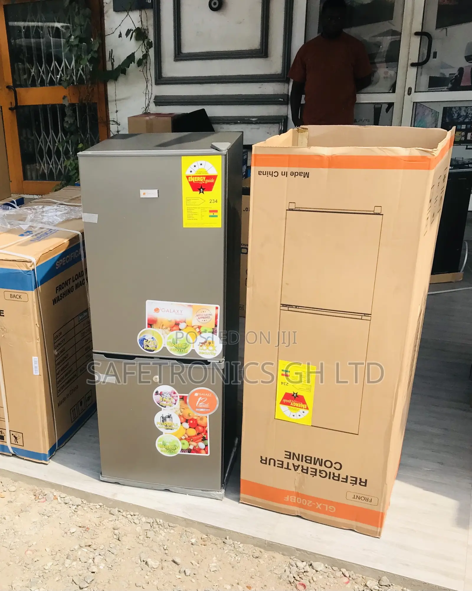 Fast Chilling Galaxy Doubledoor GLX-200bf Bottom Mount