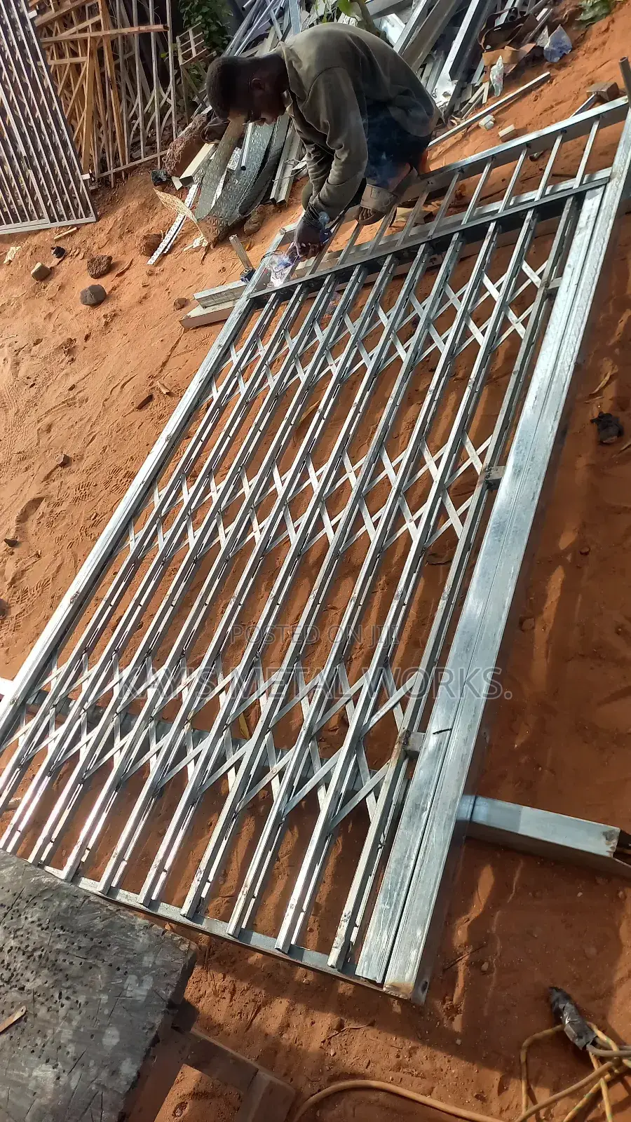 Sliding Metal Security Door | Pedestrian Gate | Custom Made